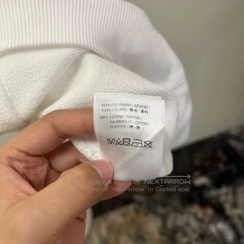 Balenciaga Balenciaga White Hooded Sweatshirt Size US S / EU 44-46 / 1 - 9 Thumbnail