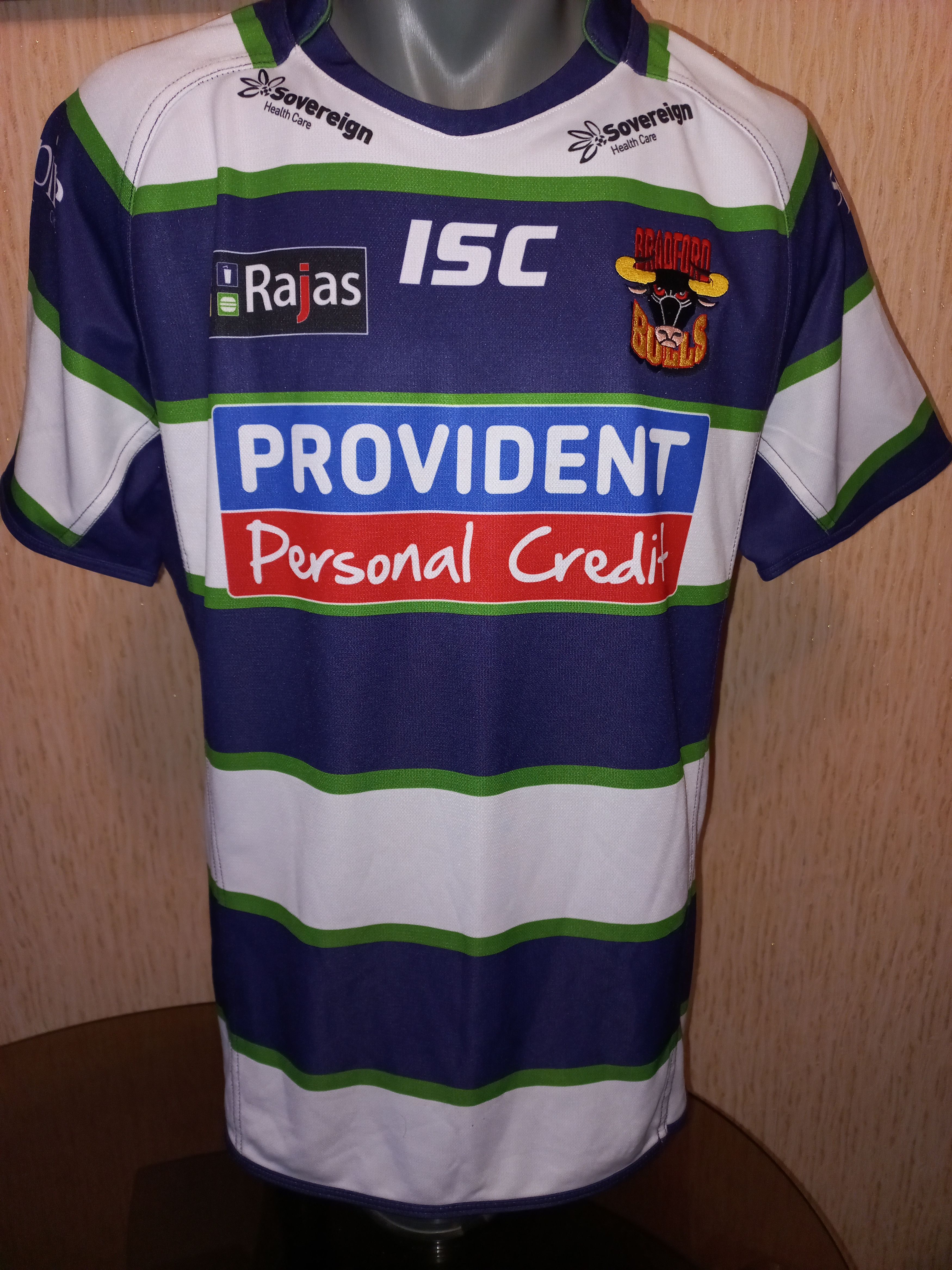 Other ISC Bradford Bulls rugby league jersey shirt (Size L) Size US L / EU 52-54 / 3 - 1 Thumbnail