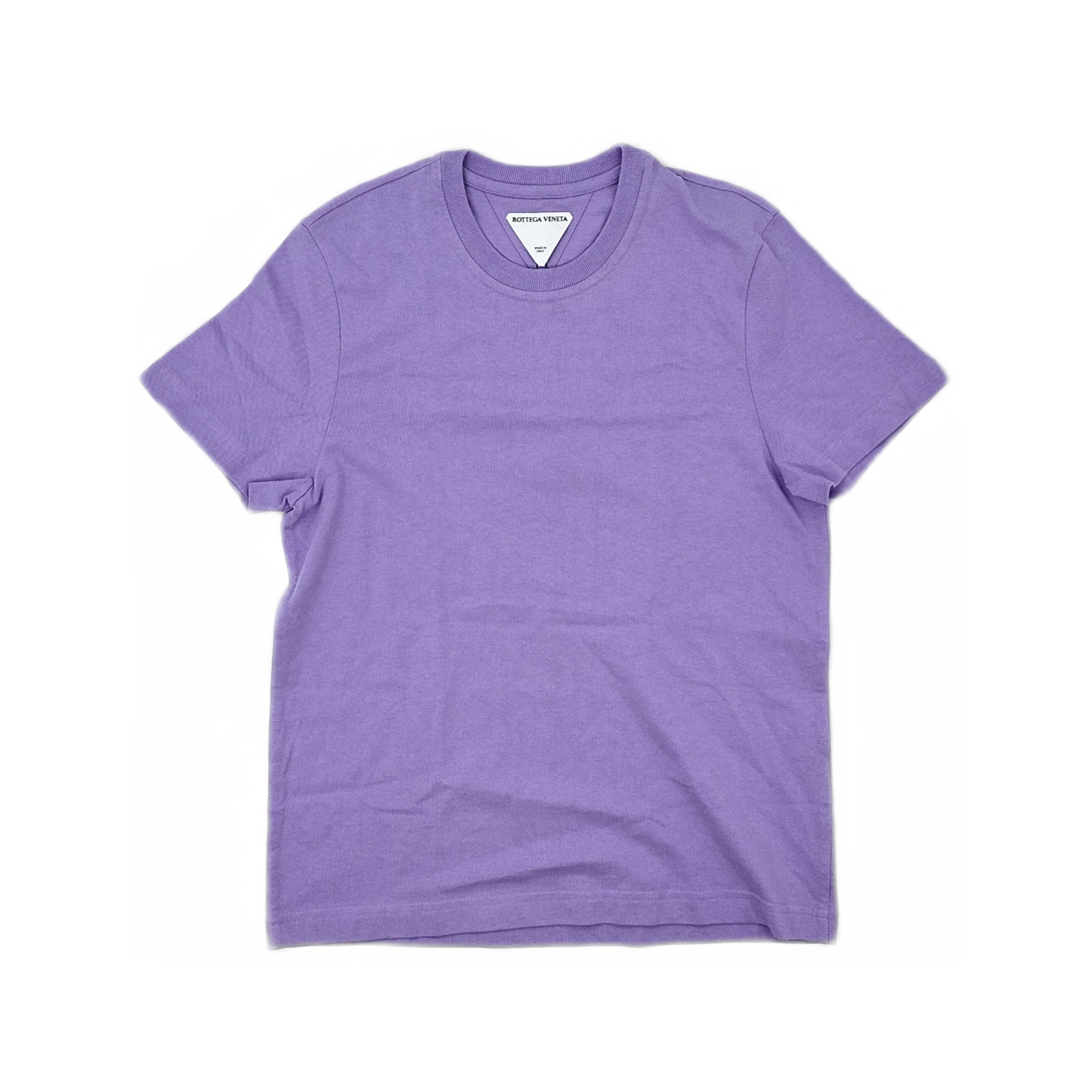 Bottega Veneta Bottega Veneta Purple Cotton T-Shirt Size S Size S / US 4 / IT 40 - 1 Thumbnail