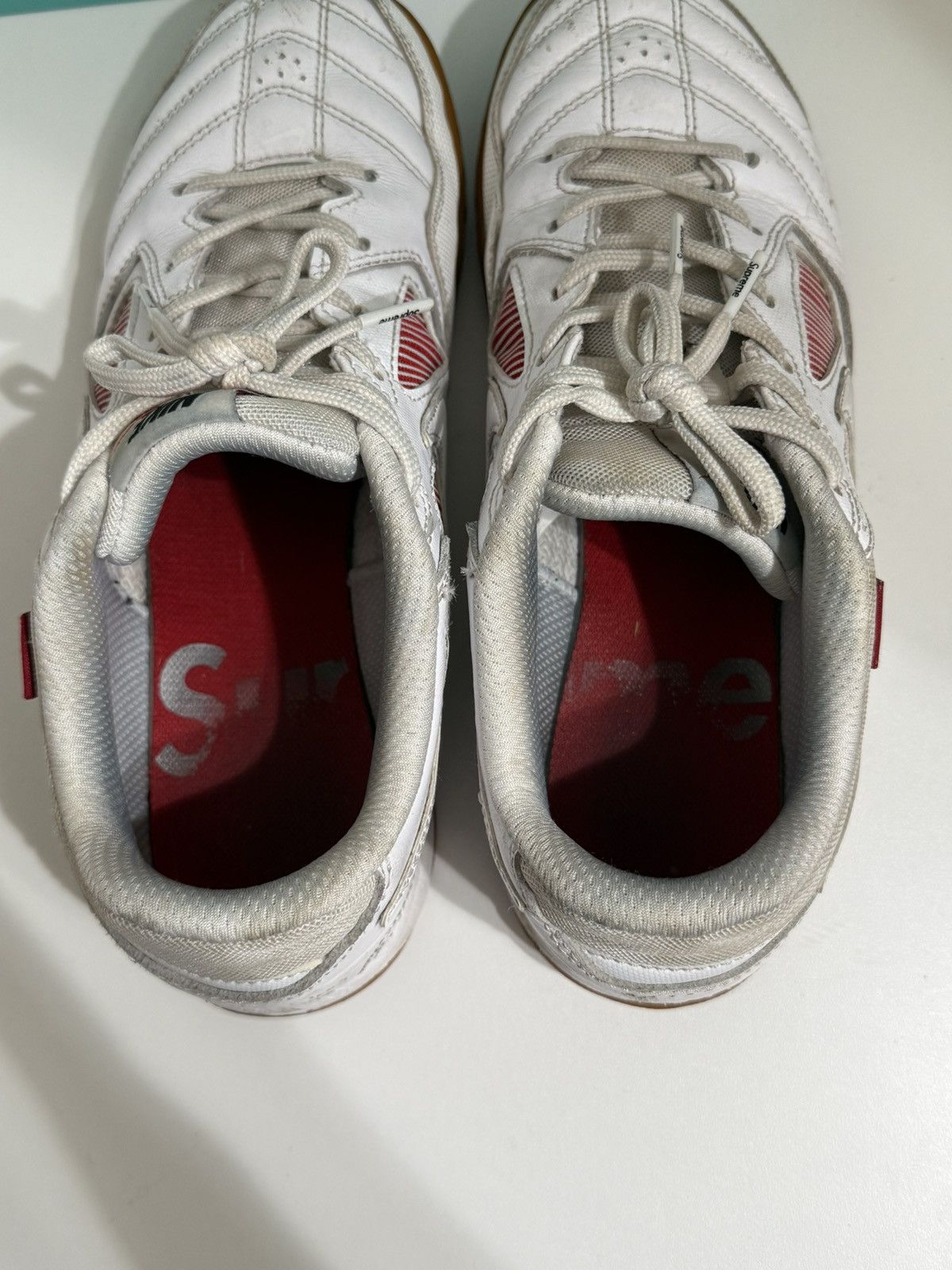 Nike × Supreme Supreme x Nike Gato SB Low White Size US 8 / EU 41 - 4 Thumbnail