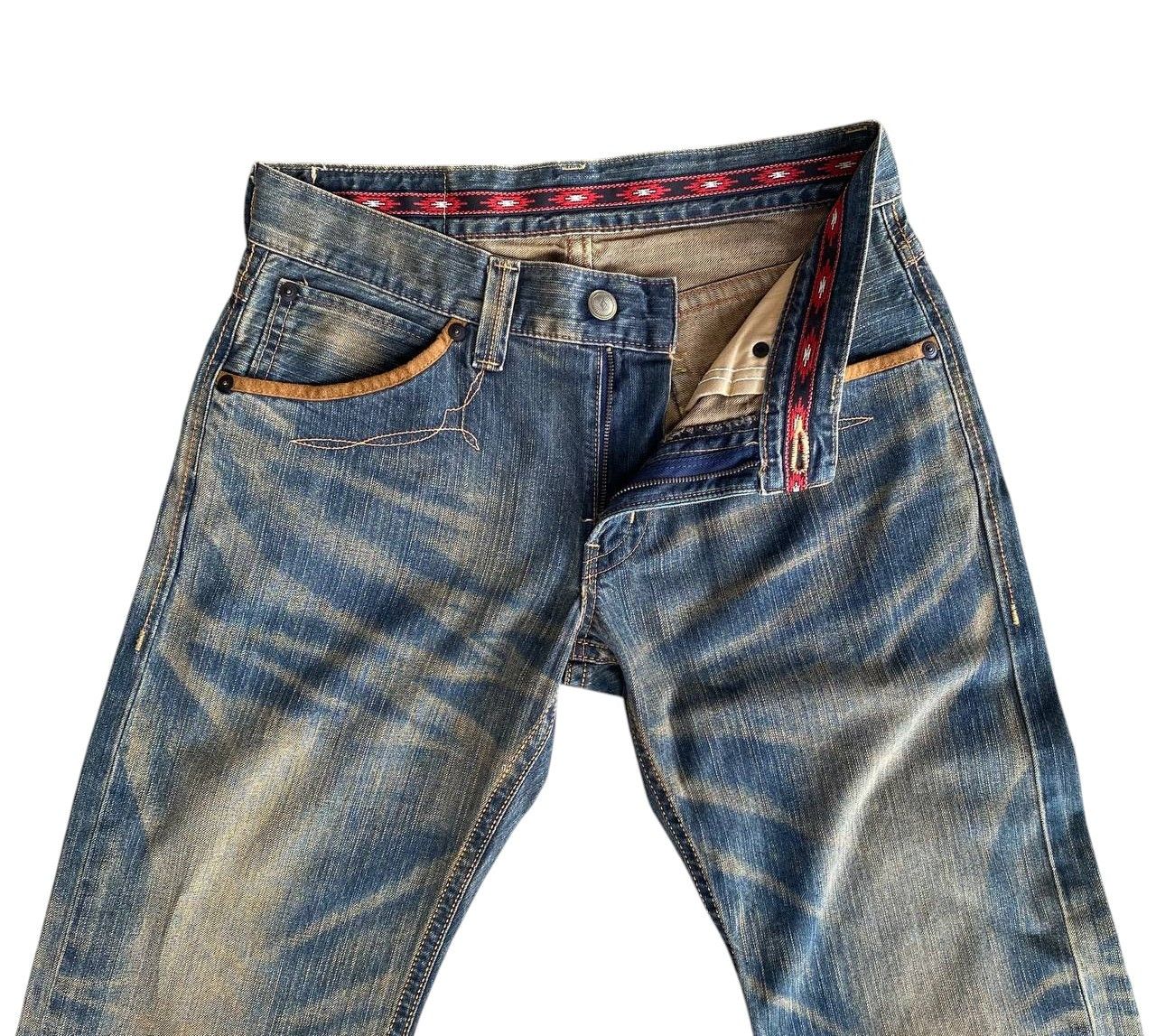 Edwin × Vintage RARE EDWIN EXCLUSIVE VINTAGE RUSTY MUDWASH DENIM W32X31 Size US 32 / EU 48 - 6 Thumbnail