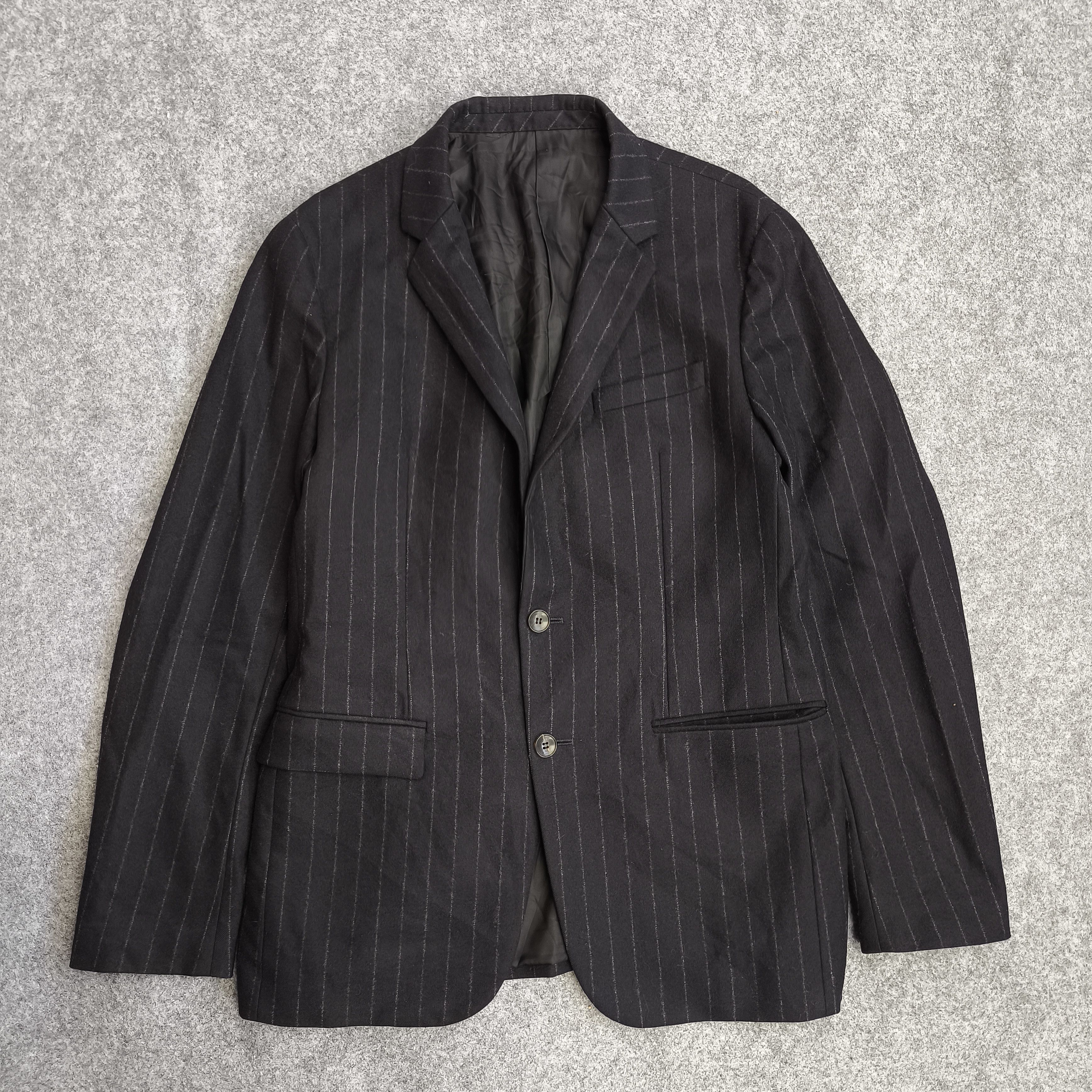 Wooyoungmi Solid home wooyoungmi wool striped blazer suits jacket Size US M / EU 48-50 / 2 - 1 Thumbnail