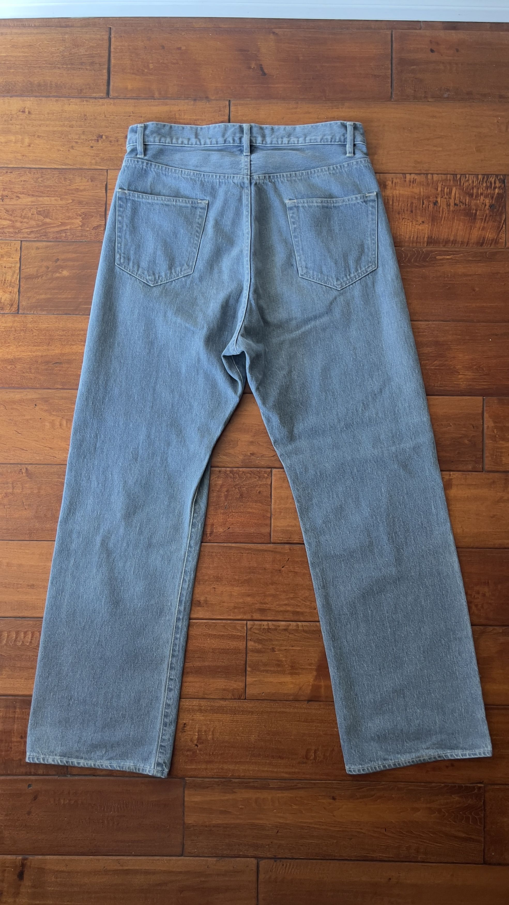 Auralee auralee SS24 Selvedge Faded Light Denim Pants Size US 32 / EU 48 - 6 Thumbnail