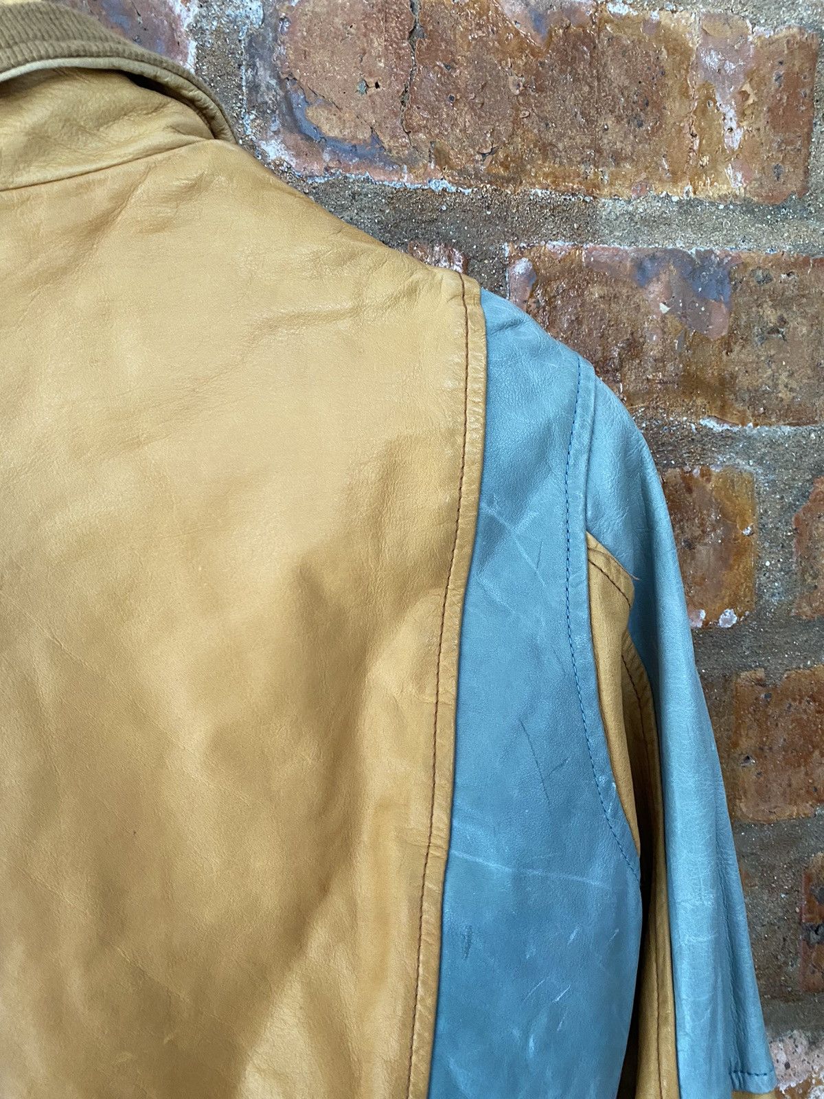 Ekam 2000s Shama x Studious Leather Paneled color block Jacket Size M / US 6-8 / IT 42-44 - 13 Thumbnail