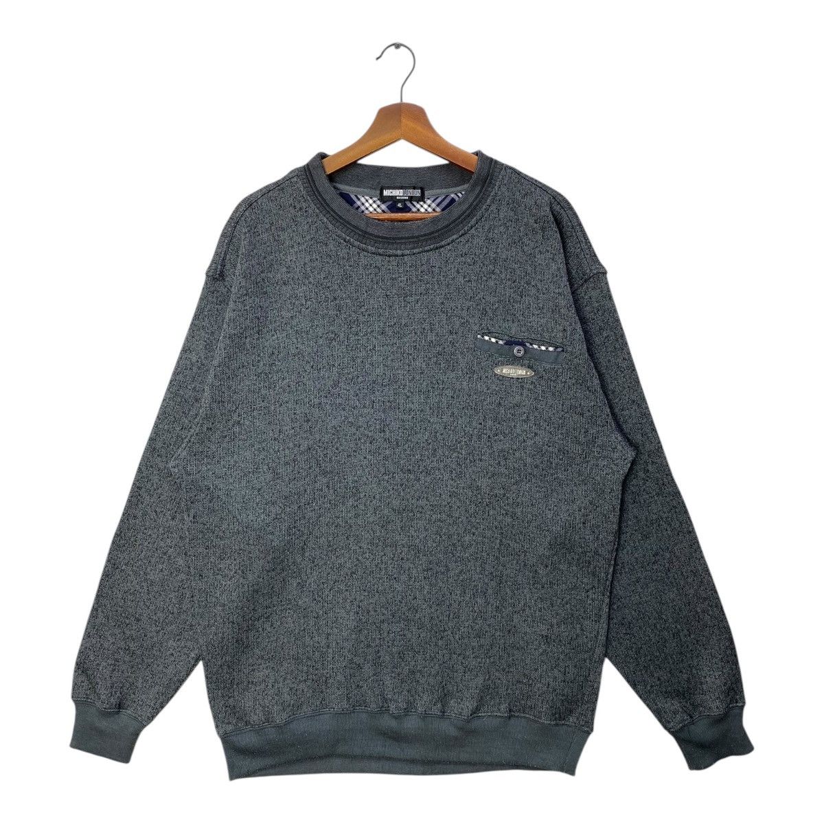 Michiko Koshino London Michiko Koshino London Sweatshirt Small Pocket Size 4L Size US L / EU 52-54 / 3 - 1 Thumbnail