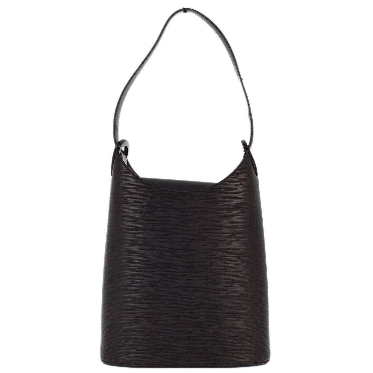Louis Vuitton Epi Leather Verseau Handbag Black