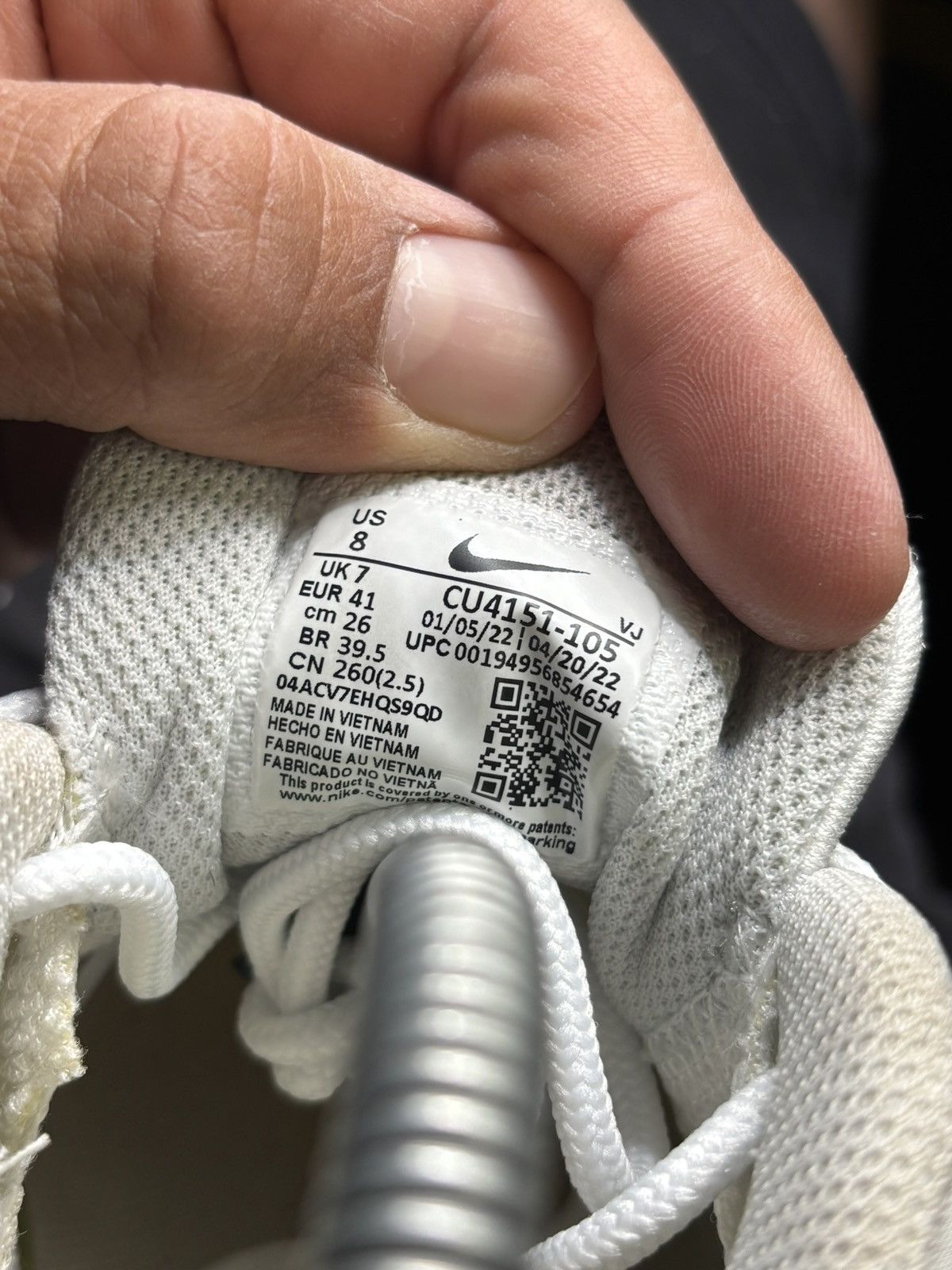 Nike Nike air max bolt white Size US 8 / EU 41 - 6 Thumbnail