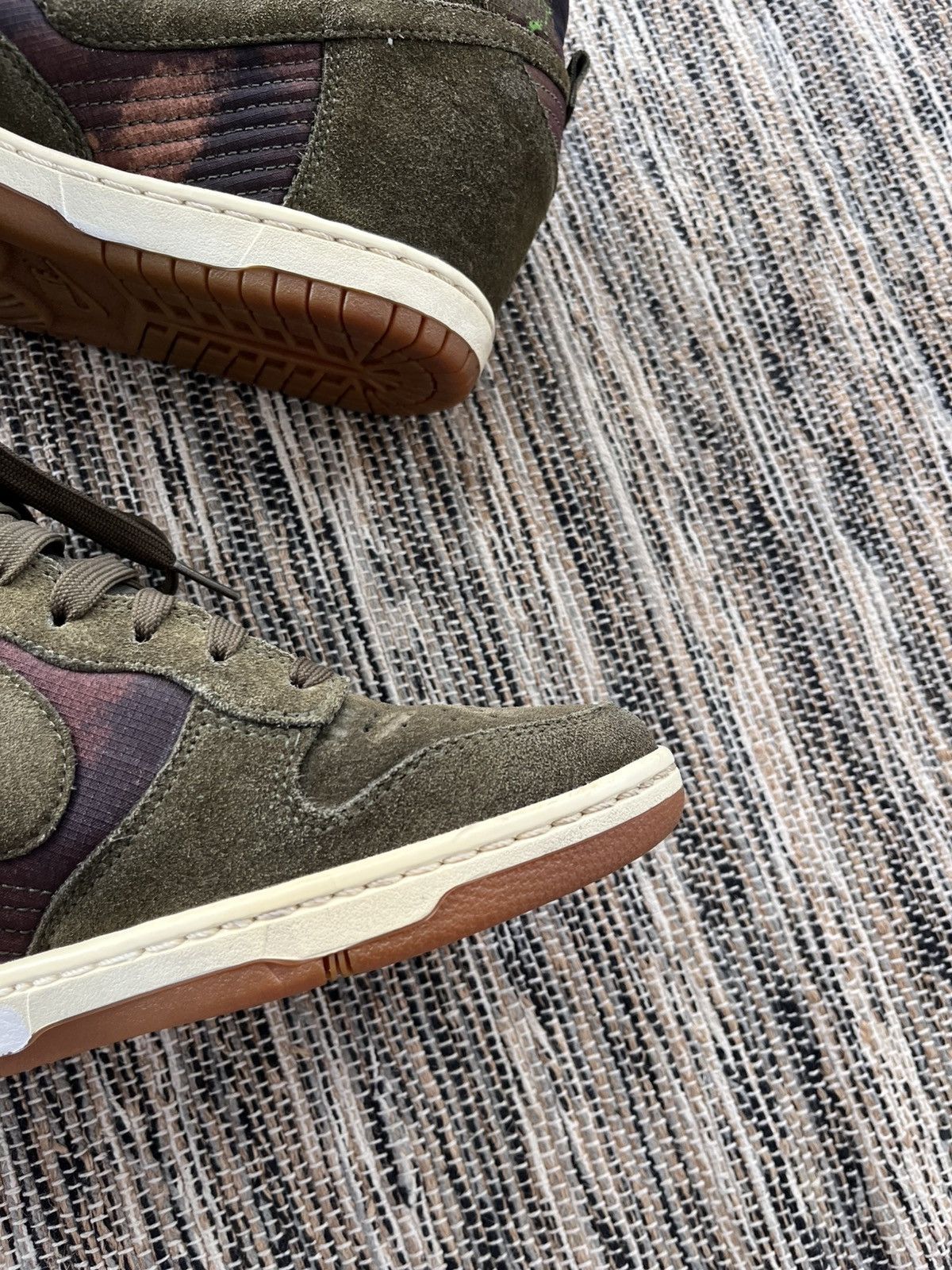 Nike Vintage Nike Dunk Sky Hi Camo Wedge Sneakers Y2K Rare Size US 5.5 / IT 35.5 - 11 Thumbnail
