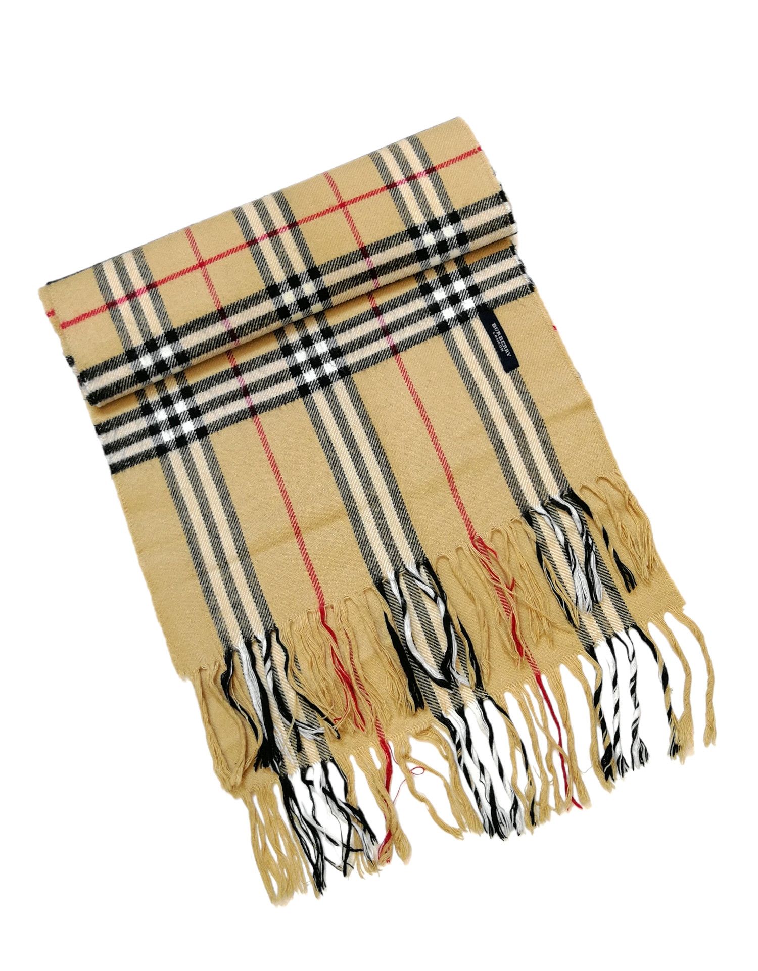 Burberry × Vintage Vintage Burberry London Nova Check Scarf 162 cm x 33 cm Size ONE SIZE - 8 Thumbnail