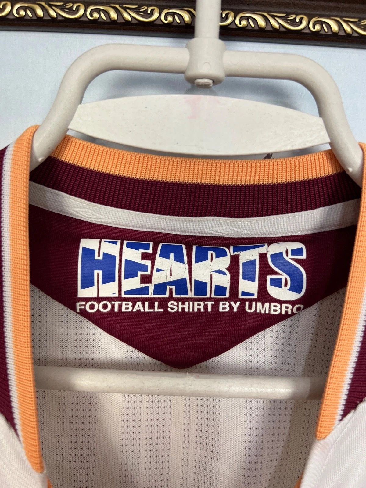 Umbro Heart Midlothian football shirt #10 Kingston Jersey Boys Size US XXS / EU 40 - 4 Thumbnail