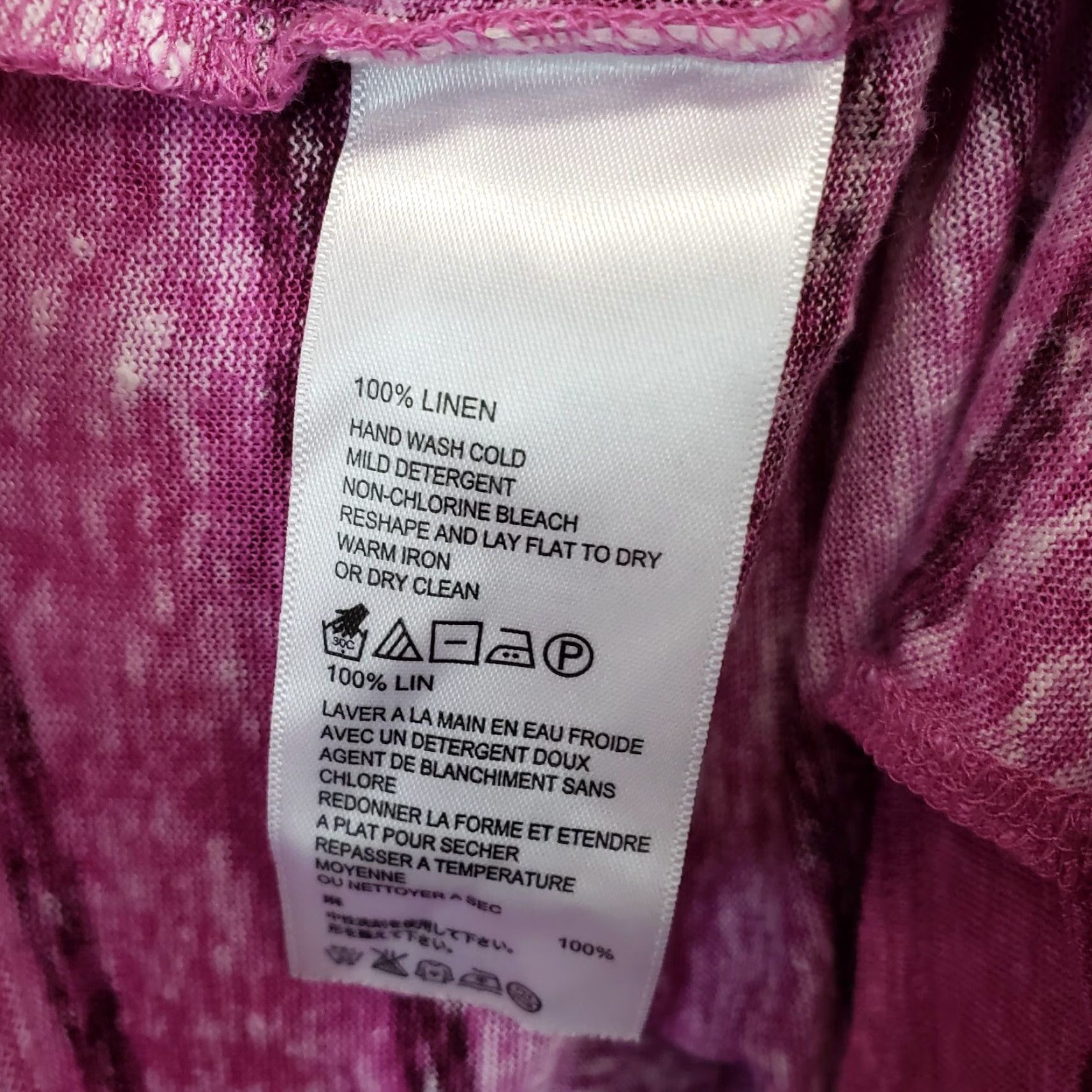 Tommy Bahama Tommy Bahama Womens Linen Top Sz Small Pink Stripe Front Tie Size S / US 4 / IT 40 - 5 Thumbnail
