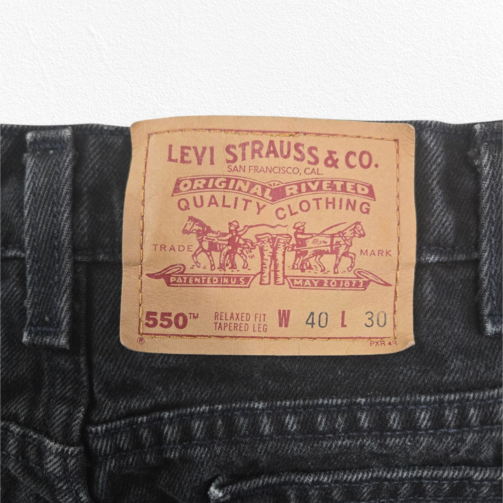 Levi's 1995 Levi's 550 Black USA Jeans Size 36 Size US 36 / EU 52 - 9 Thumbnail