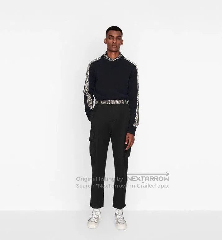 Dior dior logo sweater in navy blue. Size US L / EU 52-54 / 3 - 2 Thumbnail