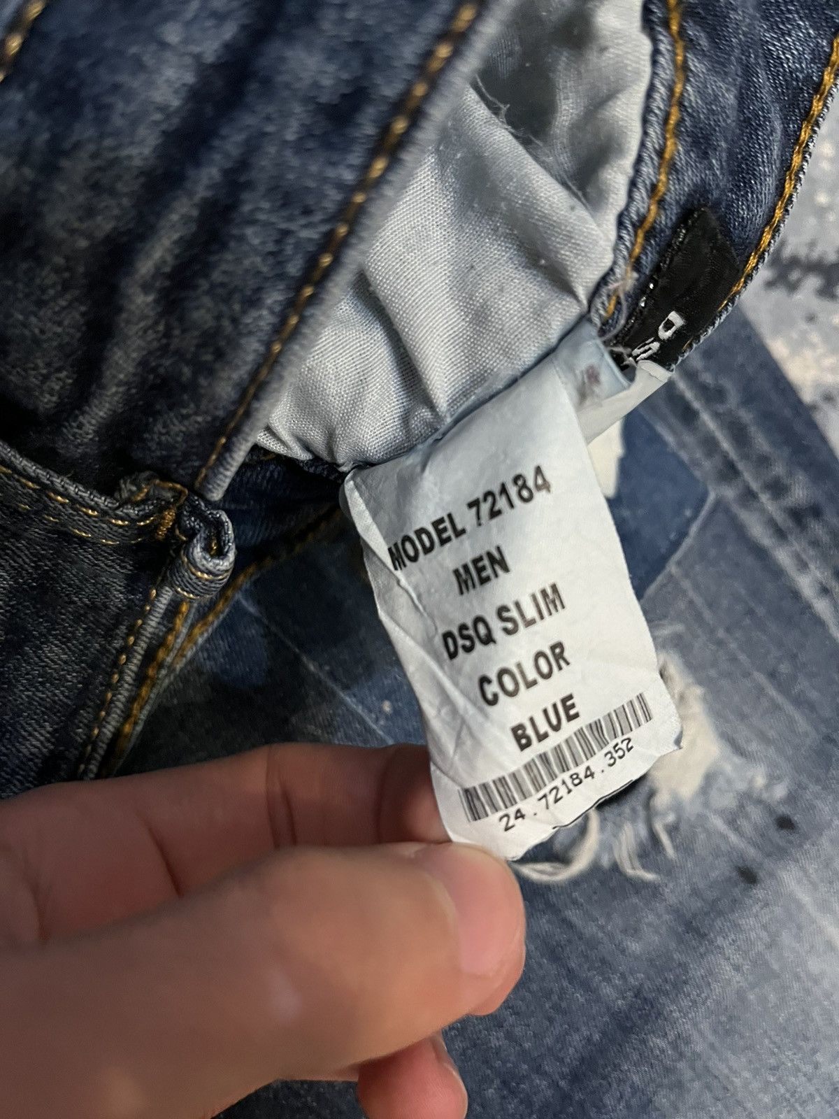 Dsquared2 Dsquared2 Blue Jeans Size US 30 / EU 46 - 9 Thumbnail
