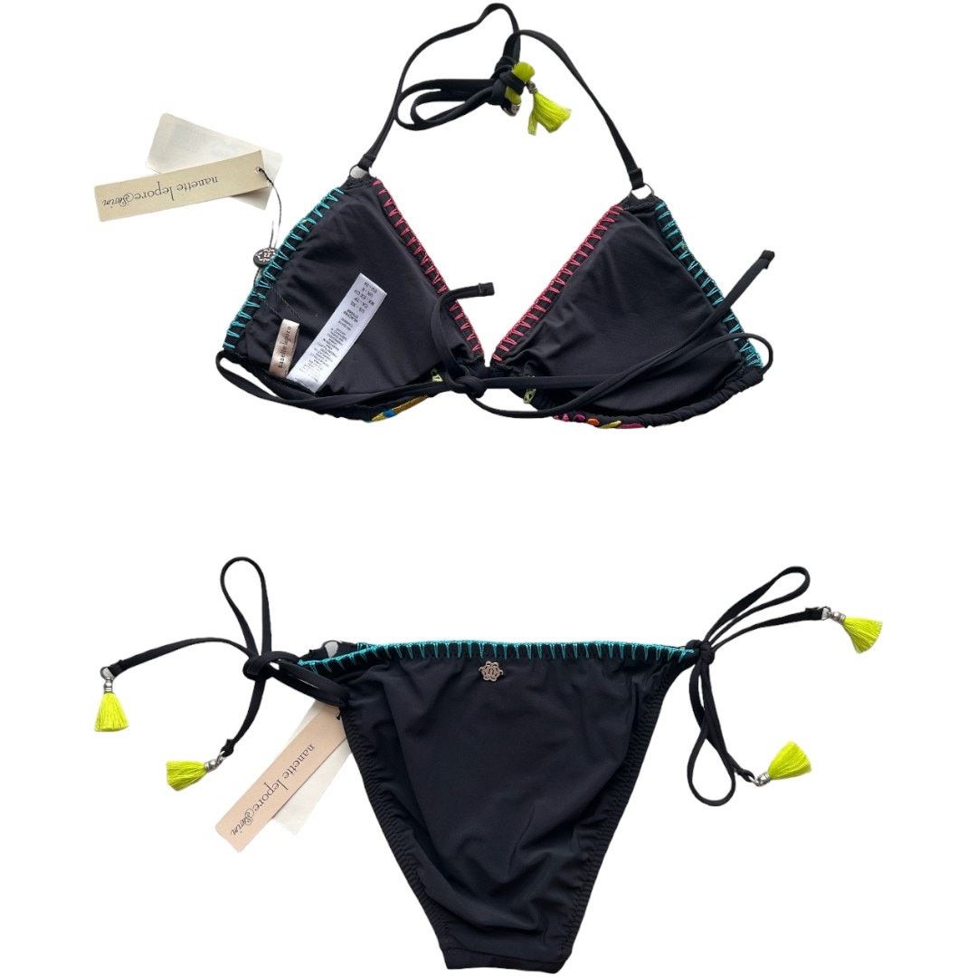 Nanette Lepore NANETTE LEPORE Marietas Embroidered Bikini Set, XS Size XS / US 0-2 / IT 36-38 - 5 Thumbnail