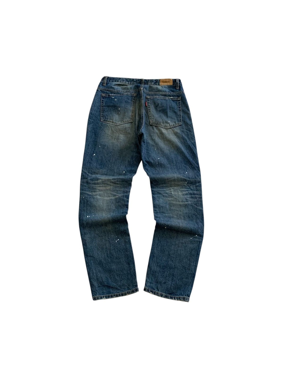 Covernat MFG Distressed Boro Faded Blue Jeans