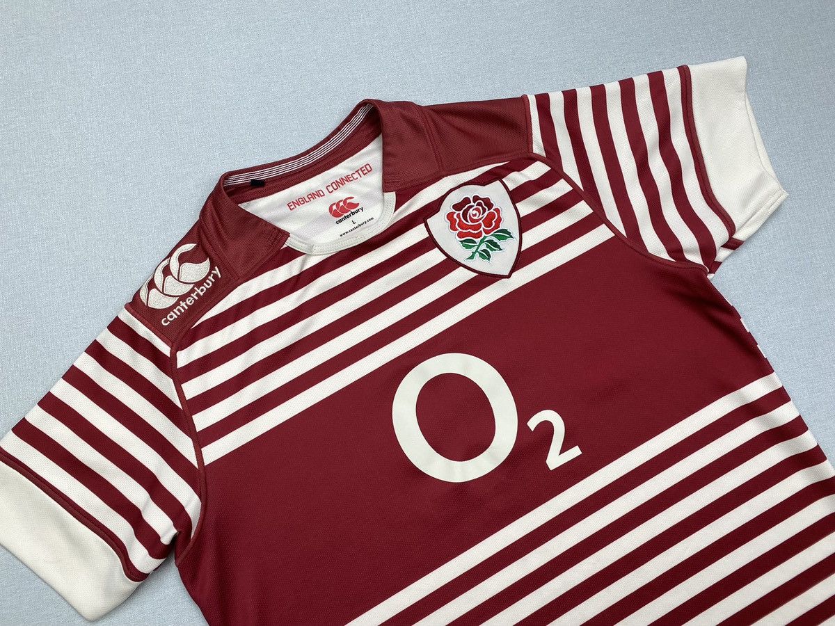 Vintage Men’s Canterbury England O2 Rugby Jersey Shirt size L Size US L / EU 52-54 / 3 - 2 Thumbnail