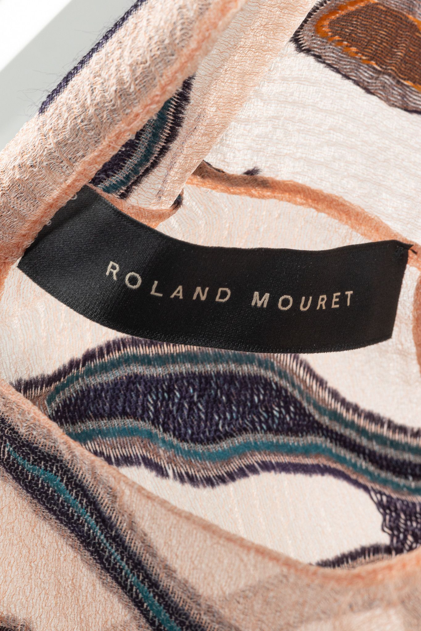 Roland Mouret Roland Mouret PS/18 Thomas Iris Fils Coupe Top Size M / US 6-8 / IT 42-44 - 7 Thumbnail