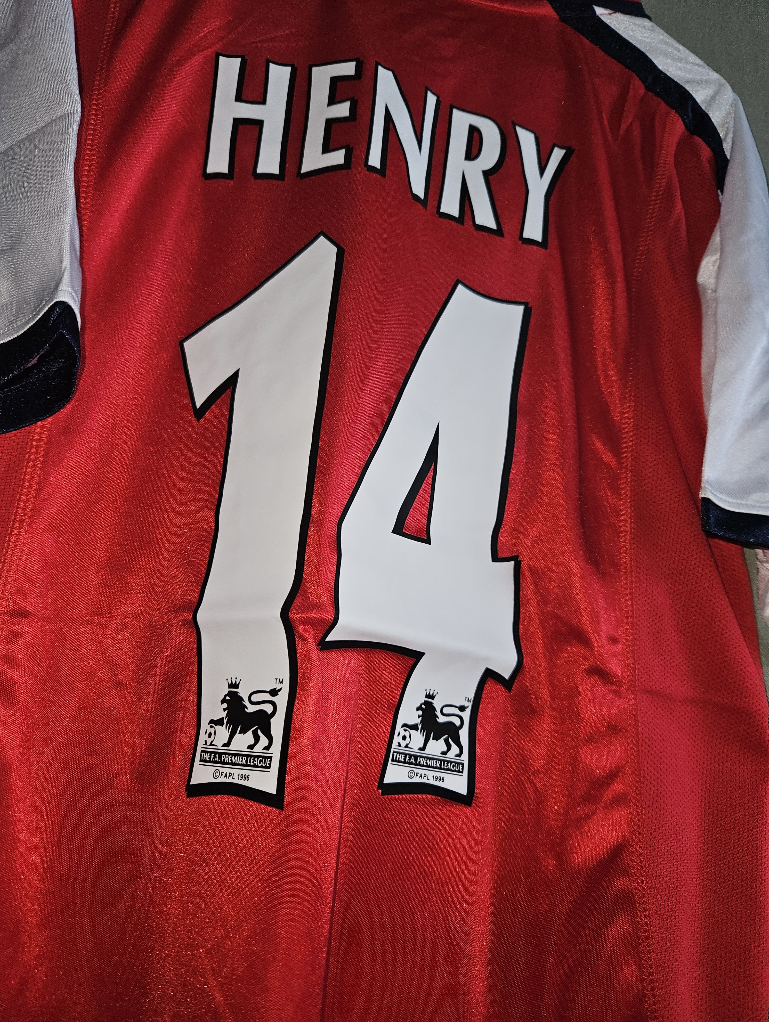 Other 14 Arsenal 2000–2001 Vintage Soccer Jersey Trikot Size US L / EU 52-54 / 3 - 3 Thumbnail