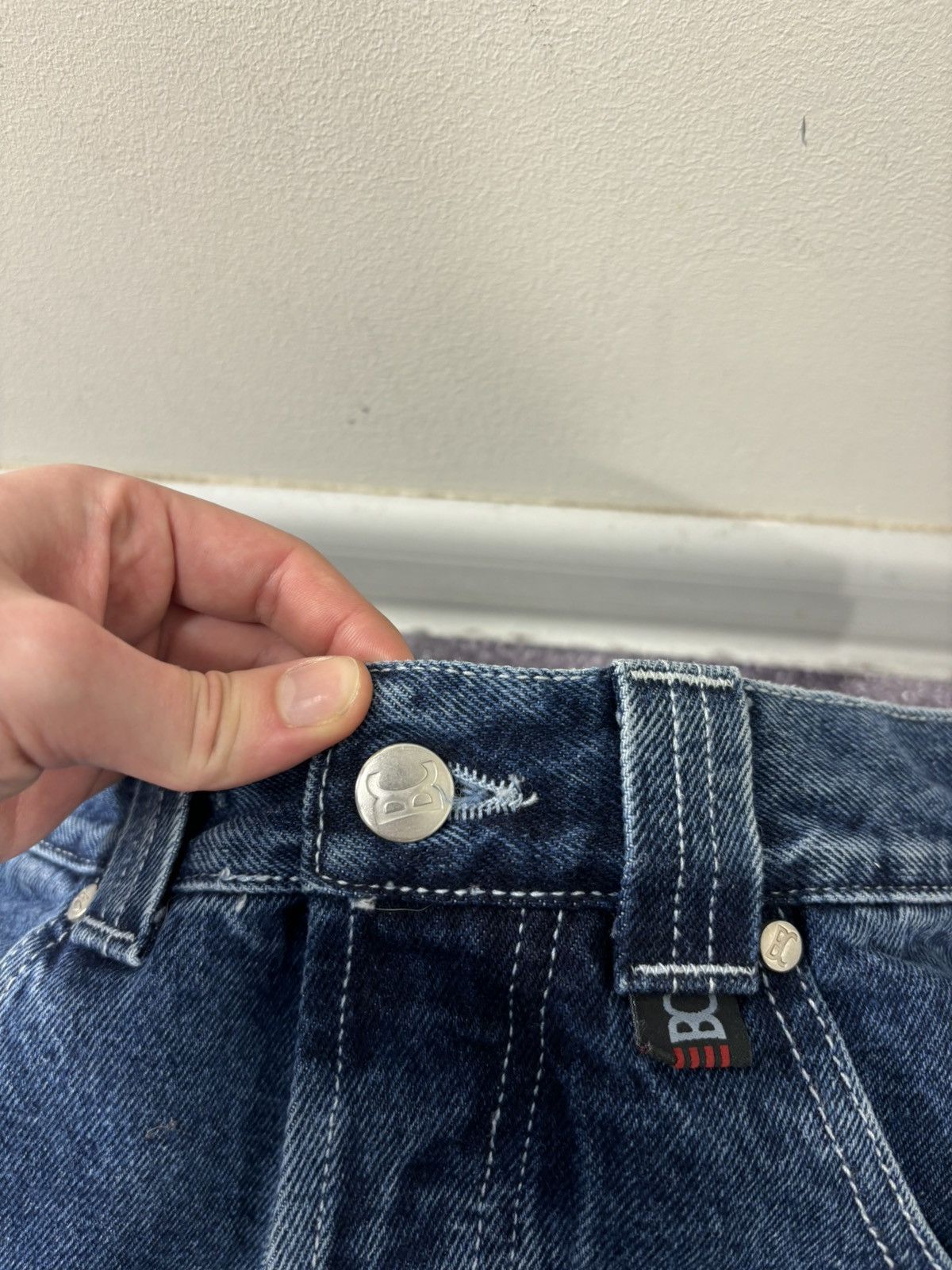 Other Vintage Bronx Clothing Y2K Skate Hype Blue Denim Baggy Jeans Size US 28 / EU 44 - 15 Thumbnail