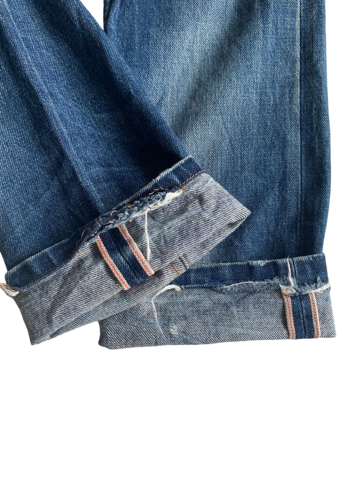 A.P.C. × Japanese Brand × Vintage A.P.C Selvedge Distressed Denim Size US 29 - 7 Thumbnail