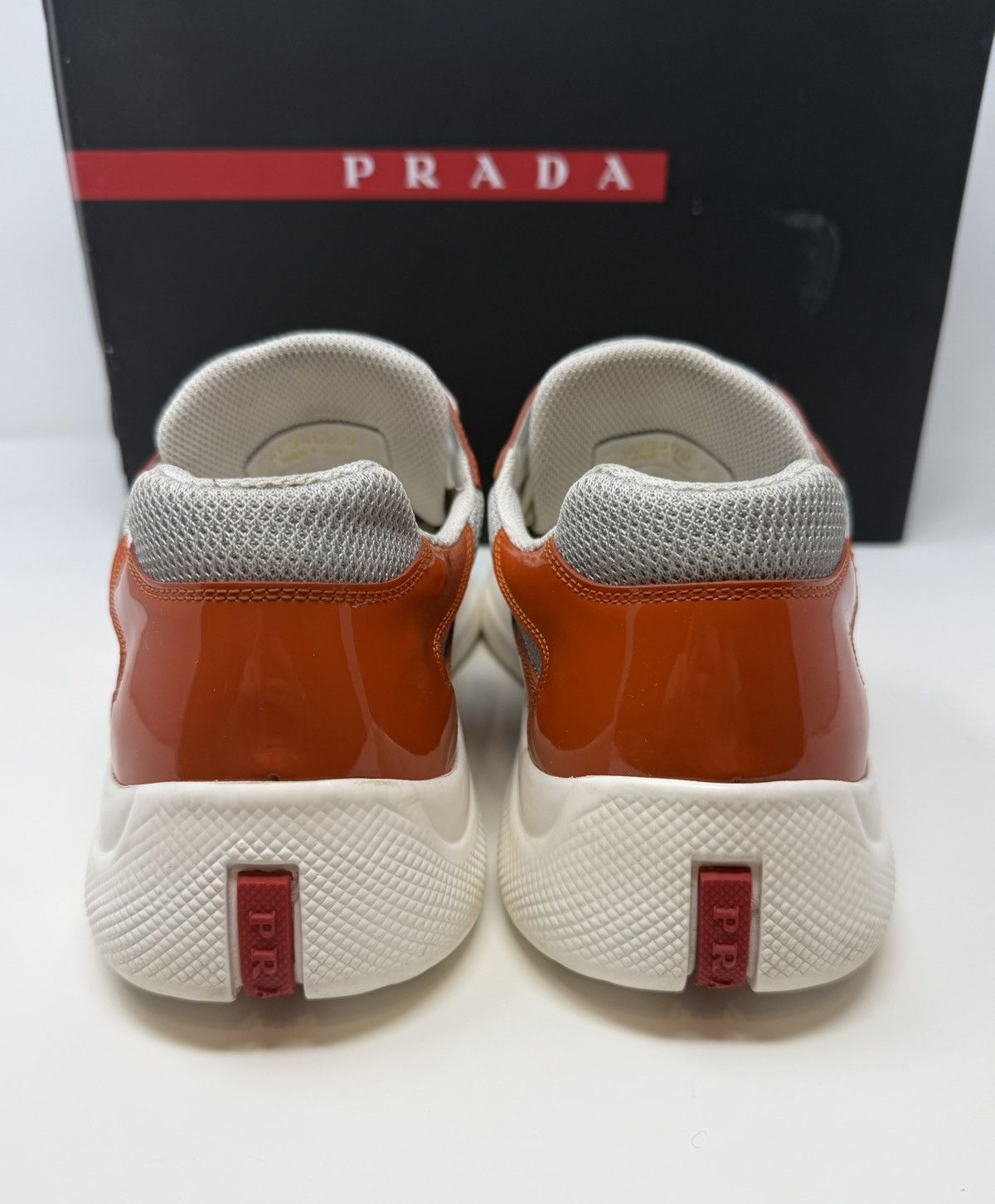 Prada Prada Americas Cup Sneaker Orange Size US 10 / EU 43 - 5 Thumbnail