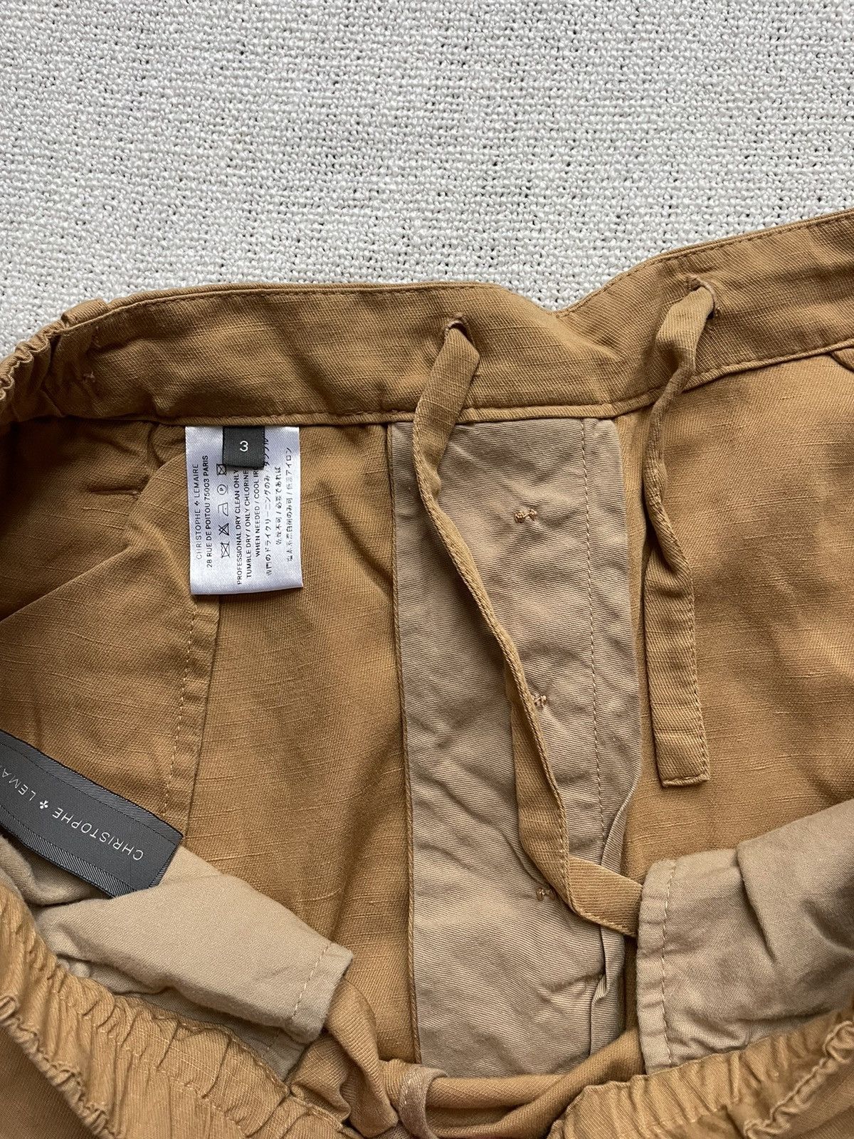 Christophe Lemaire Lemaire Beige Orange Cotton Pants Trousers Size 3 Size US 33 - 4 Thumbnail