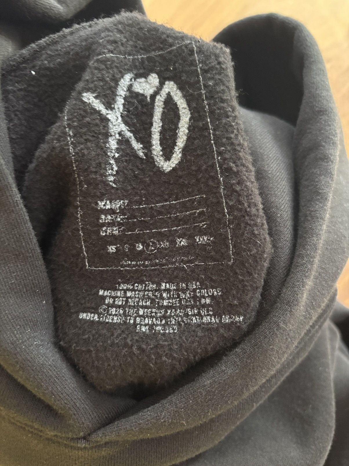 The Weeknd Hurry Up Tomorrow relic logo hoodie Size US L / EU 52-54 / 3 - 6 Thumbnail