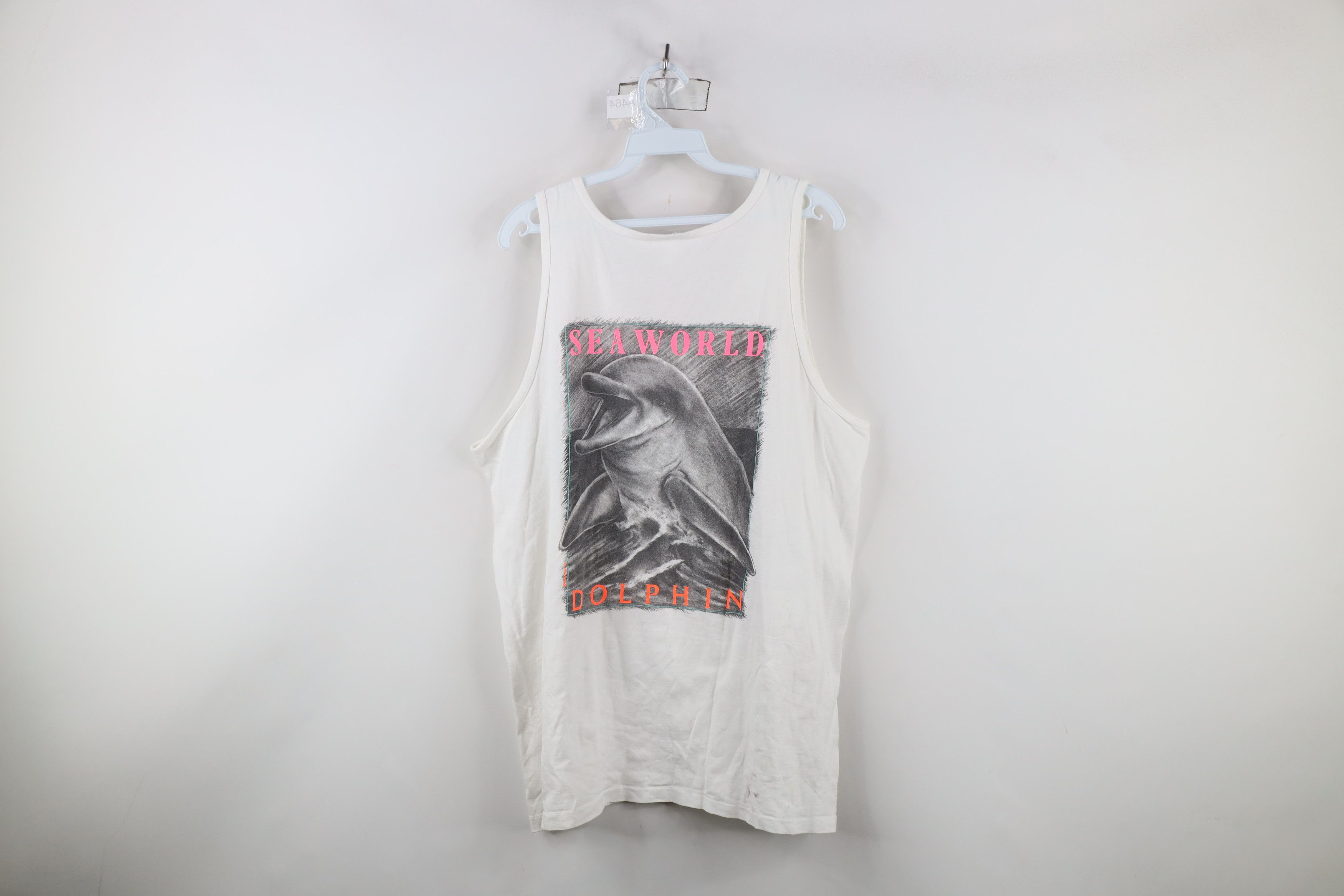 Vintage Vintage 90s Sea World Dolphin Florida Tank Top T-Shirt USA Size US L / EU 52-54 / 3 - 12 Thumbnail