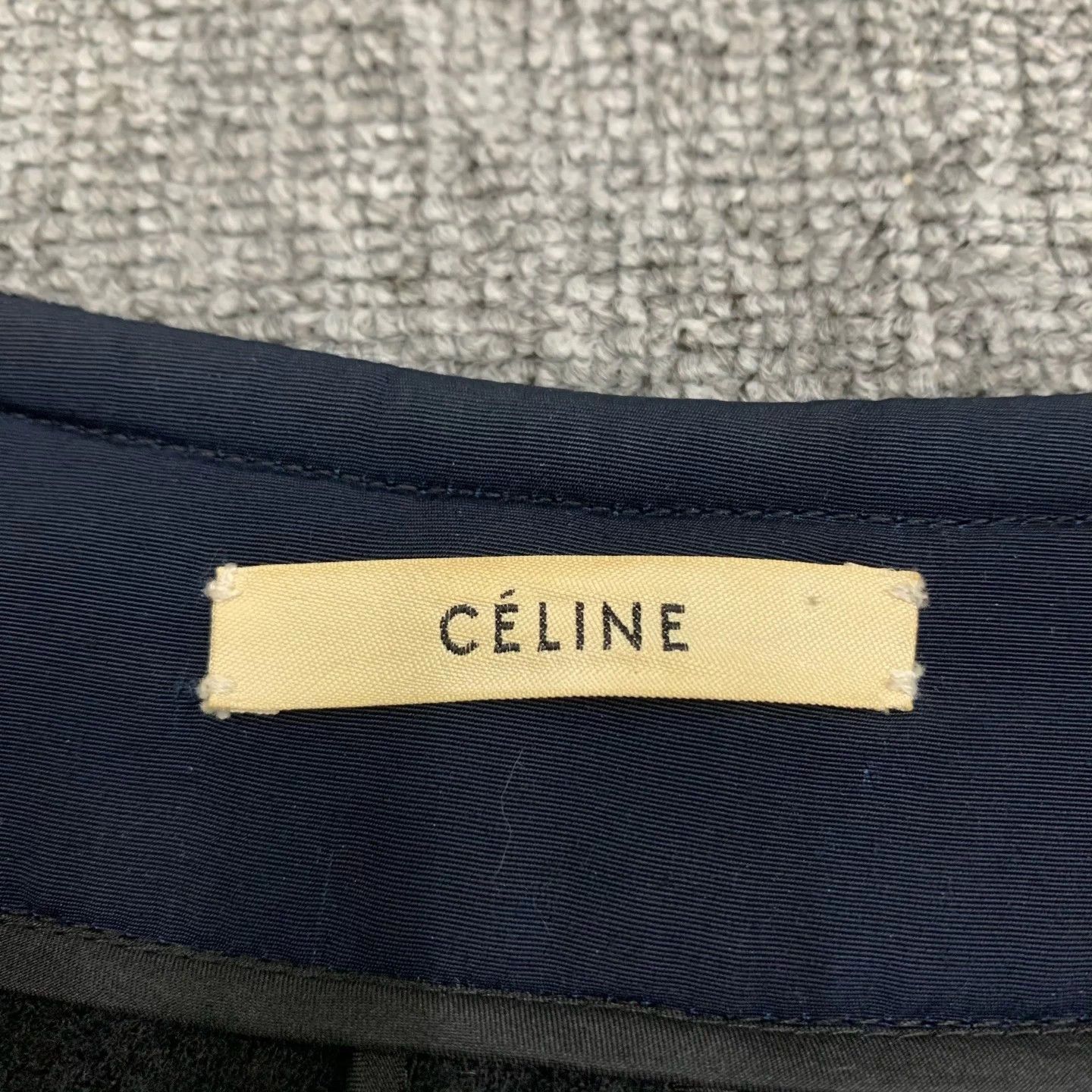 Celine Celine black wool long coat size 36 95 new Size XS / US 0-2 / IT 36-38 - 4 Thumbnail