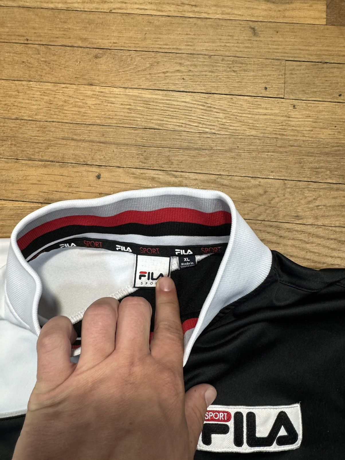 Fila × Vintage Vintage Italia Fila Track Jacket Size US XL / EU 56 / 4 - 4 Thumbnail