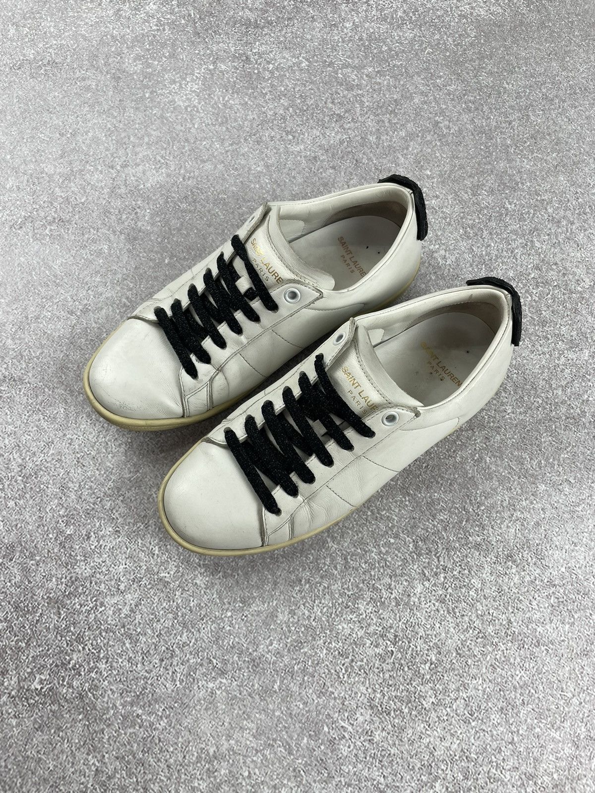 Designer × Saint Laurent Paris Saint Laurent SL/01 Sneakers Women’s Size 35 Size US 5 / IT 35 - 2 Thumbnail