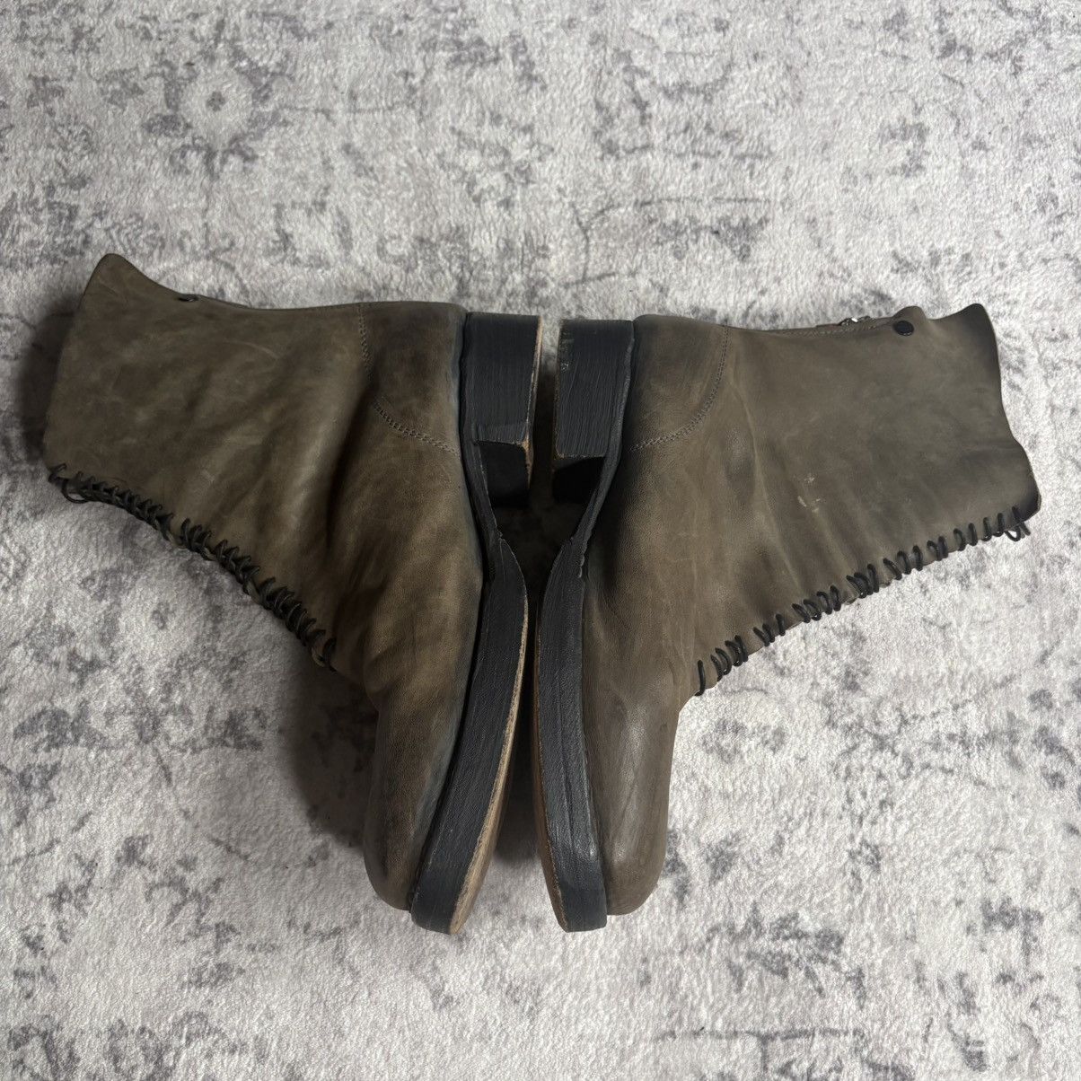 Incarnation Incarnation Micro-Lace Guidi Horse Leather Back Zip Boots Size US 9.5 / EU 42-43 - 4 Thumbnail