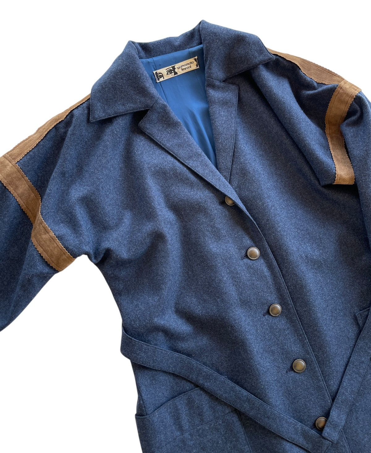 Kansai Yamamoto Kansai Yamamoto Belted Trench Coat Size M / US 6-8 / IT 42-44 - 7 Thumbnail