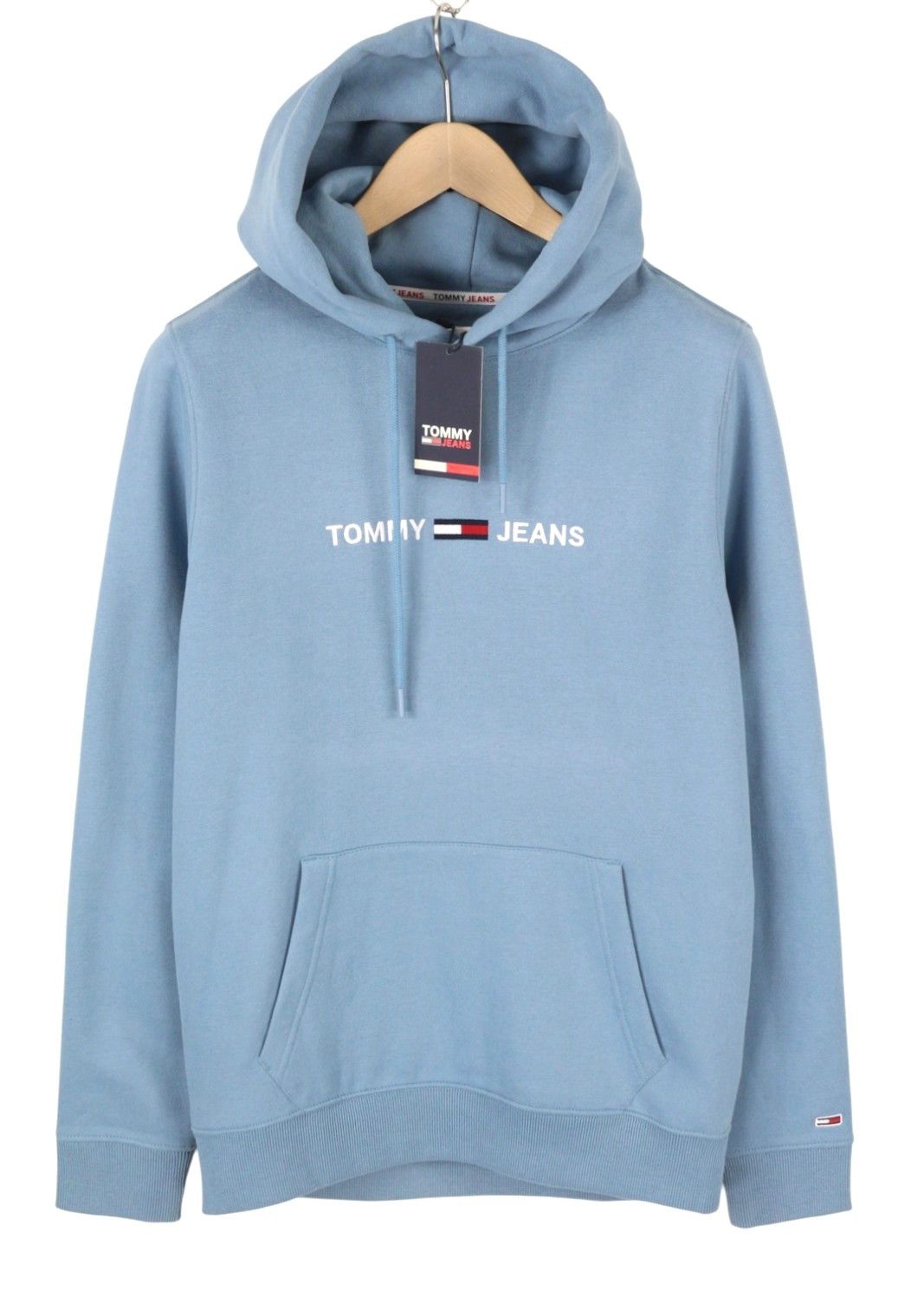 Tommy Hilfiger STRAIGHT LOCO L Blue Logo Hoodie 87405 Size US L / EU 52-54 / 3 - 1 Thumbnail