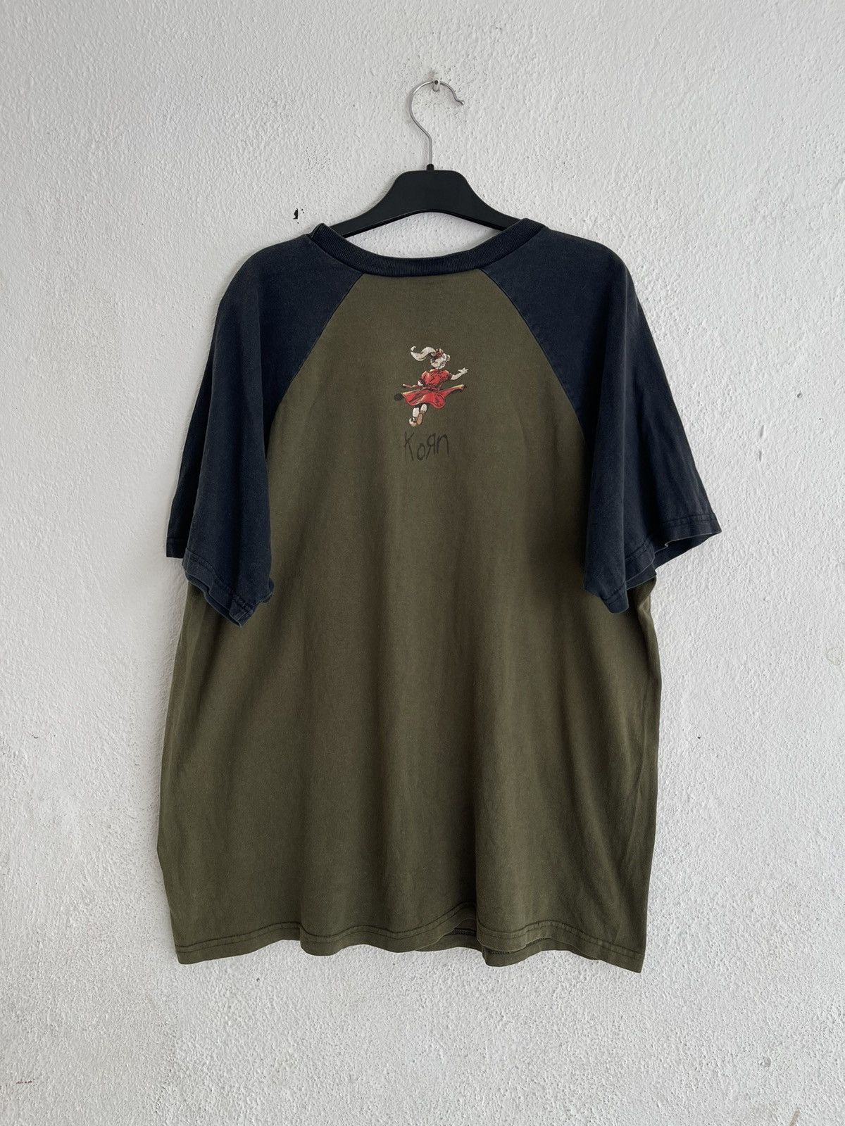 Band Tees × Vintage Vintage Korn Follow The Leader Raglan Tee Size US XL / EU 56 / 4 - 2 Thumbnail