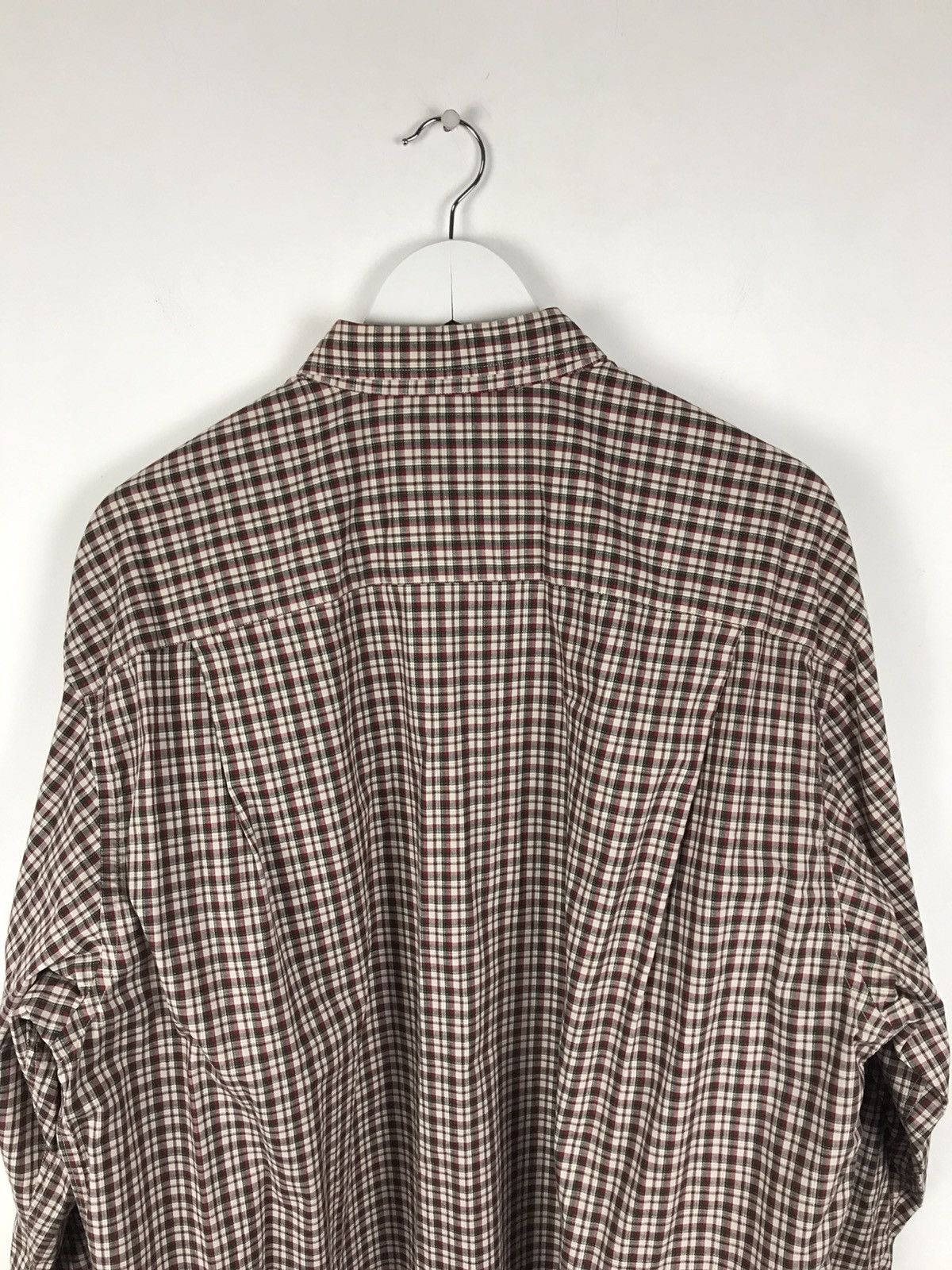 Lacoste Men’s XL/54,Locoste Classic Casual Small Plaid Cotton Shirt Size US XL / EU 56 / 4 - 4 Thumbnail