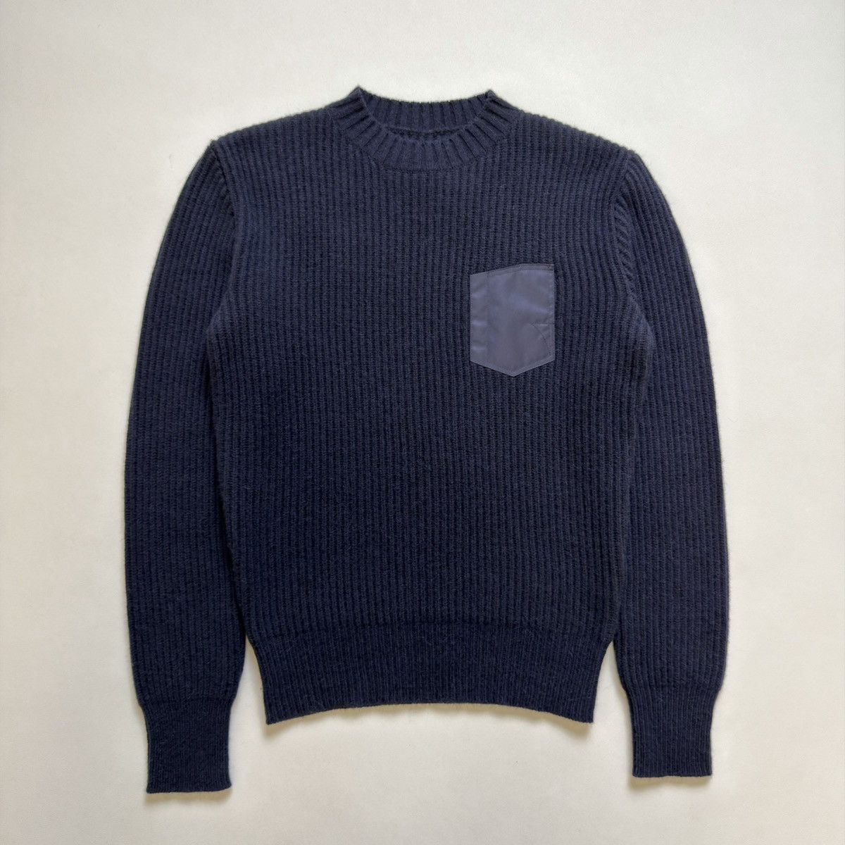 Maison Margiela A/W 21 Ribbed Wool ‘Officer’ Sweater Size US XL / EU 56 / 4 - 2 Thumbnail
