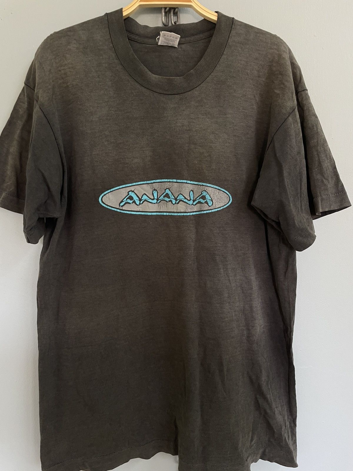Vintage Vintage 90s Anana sun faded t shirt Size US L / EU 52-54 / 3 - 3 Thumbnail