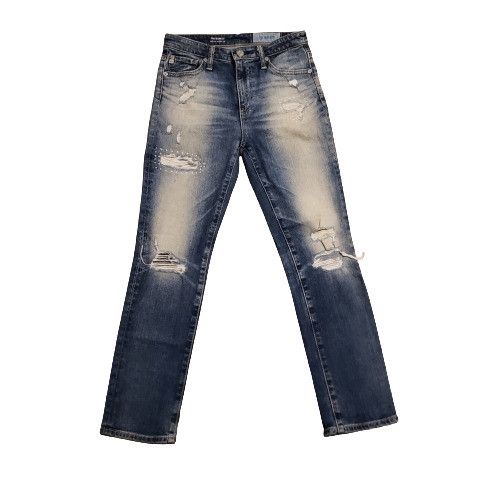 Vintage Adriano Goldschmeid Blue Jeans Cropped The Isabelle 25R Denim ...