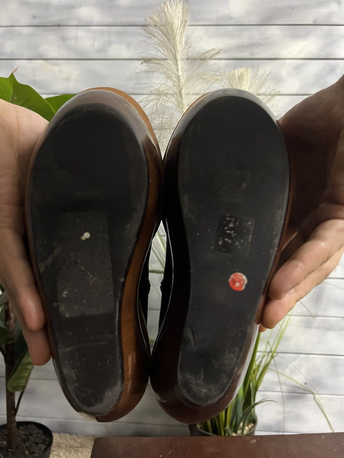 Other Rare High Women’s Shoes on a Wooden Platform Size US 8 / IT 38 - 6 Thumbnail