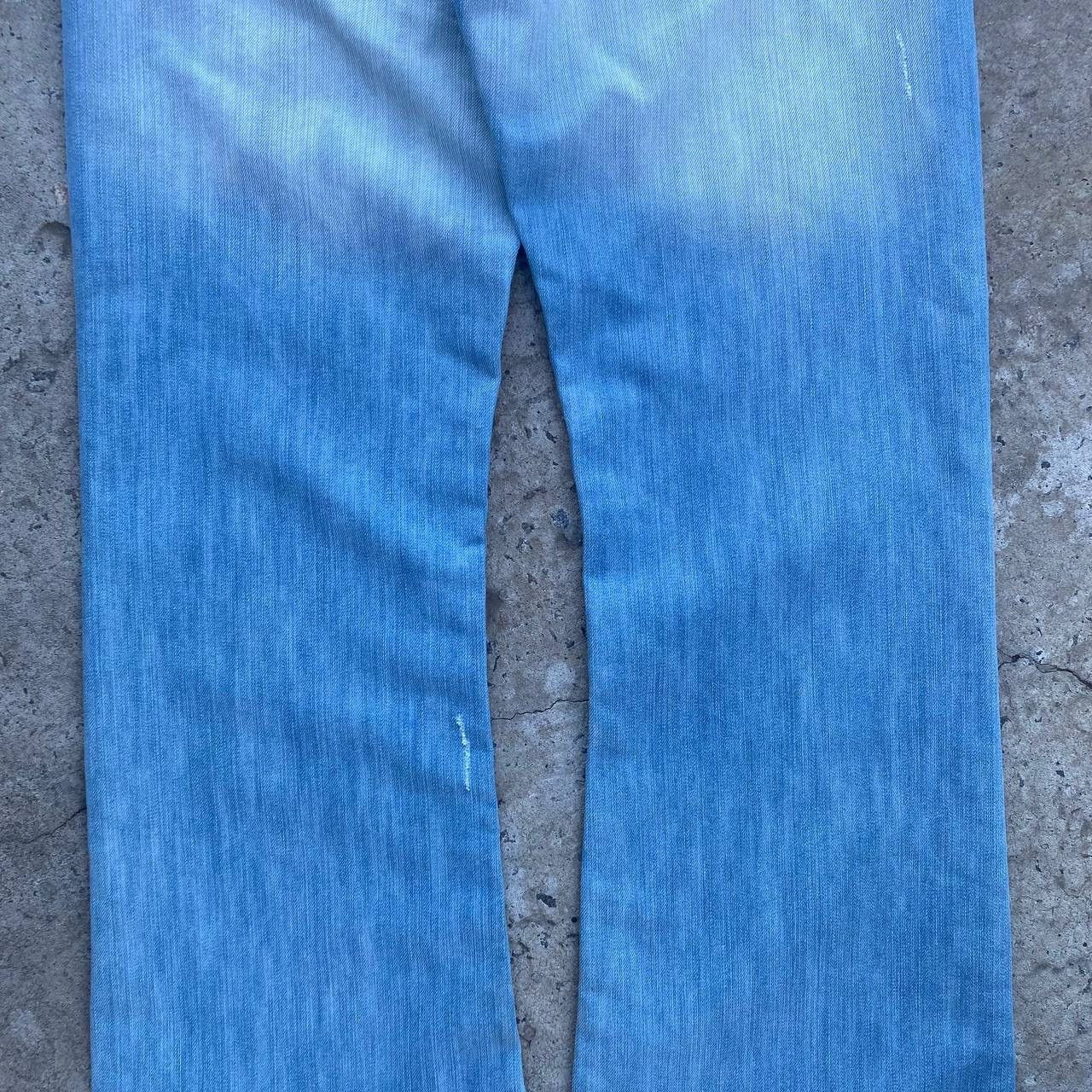 If Six Was Nine Vintage Japan Crosshatch Jeans Crazy W32xL34 Y2K 00s USA Size US 32 / EU 48 - 12 Thumbnail