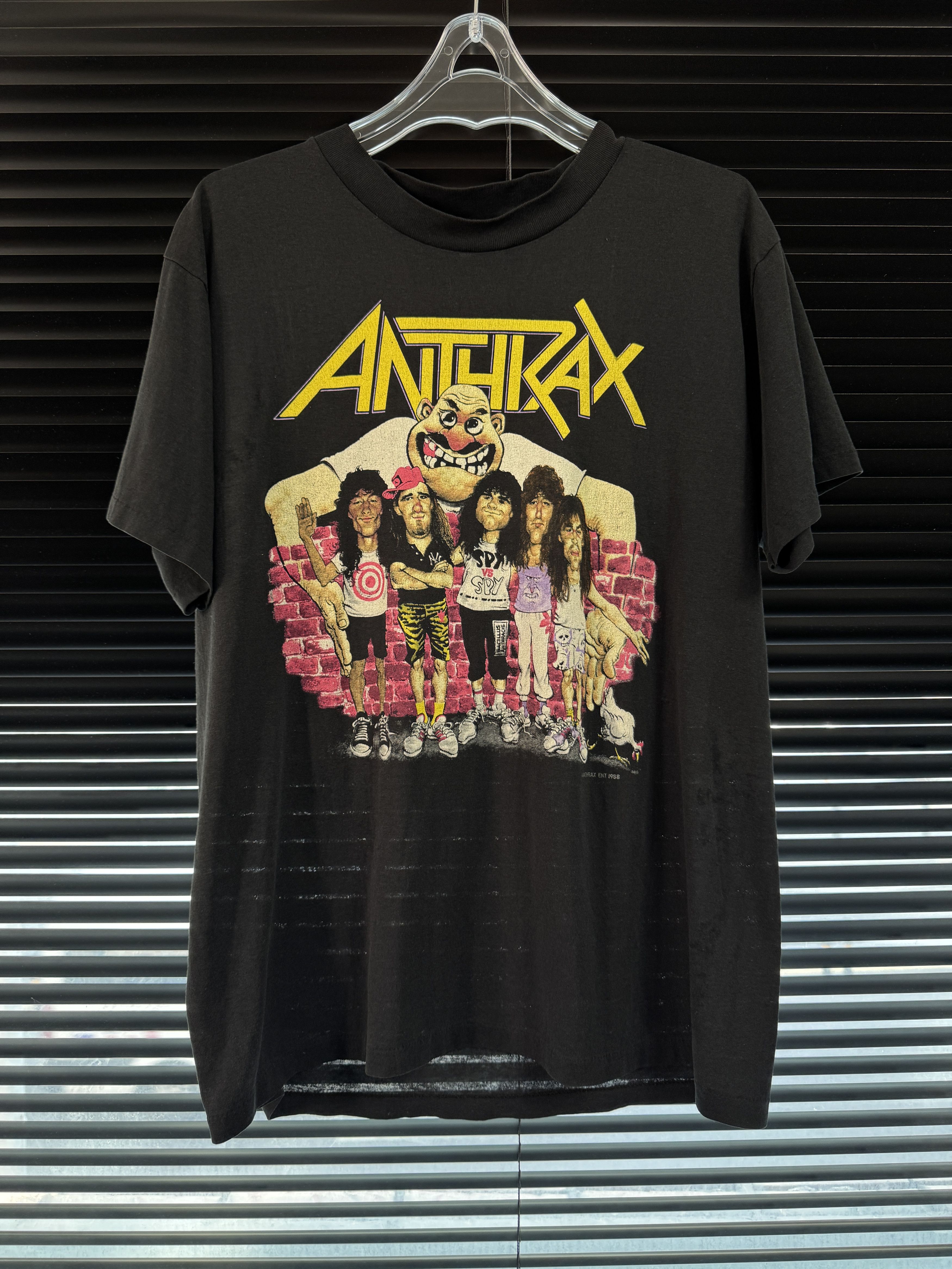 Band Tees Vintage 80s Anthrax Tour Shirt Size US XL / EU 56 / 4 - 1 Thumbnail
