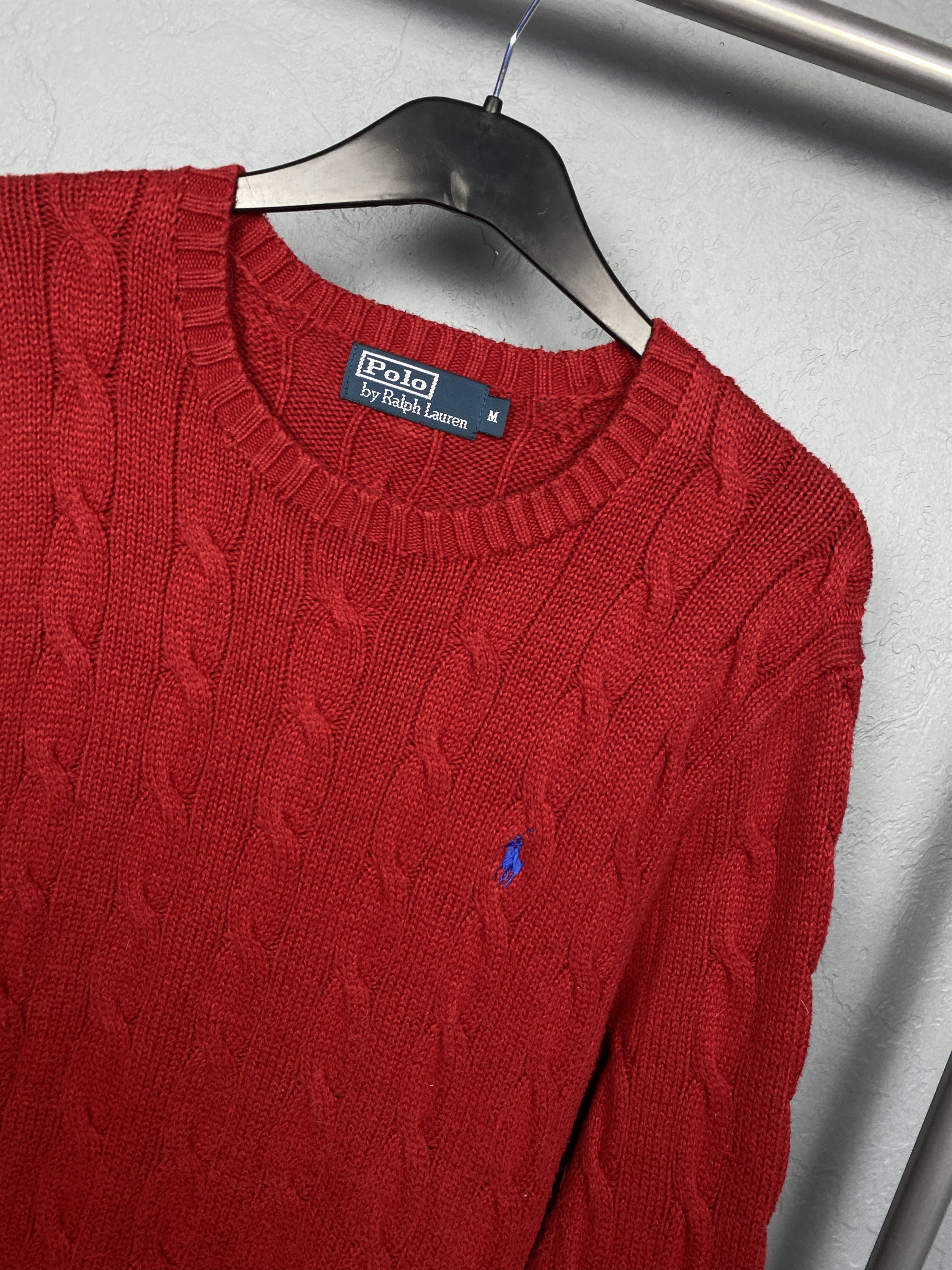 Polo Ralph Lauren × Ralph Lauren × Vintage Polo Ralph Lauren Vintage Mens Knit Sweater Y2K Size US M / EU 48-50 / 2 - 2 Thumbnail