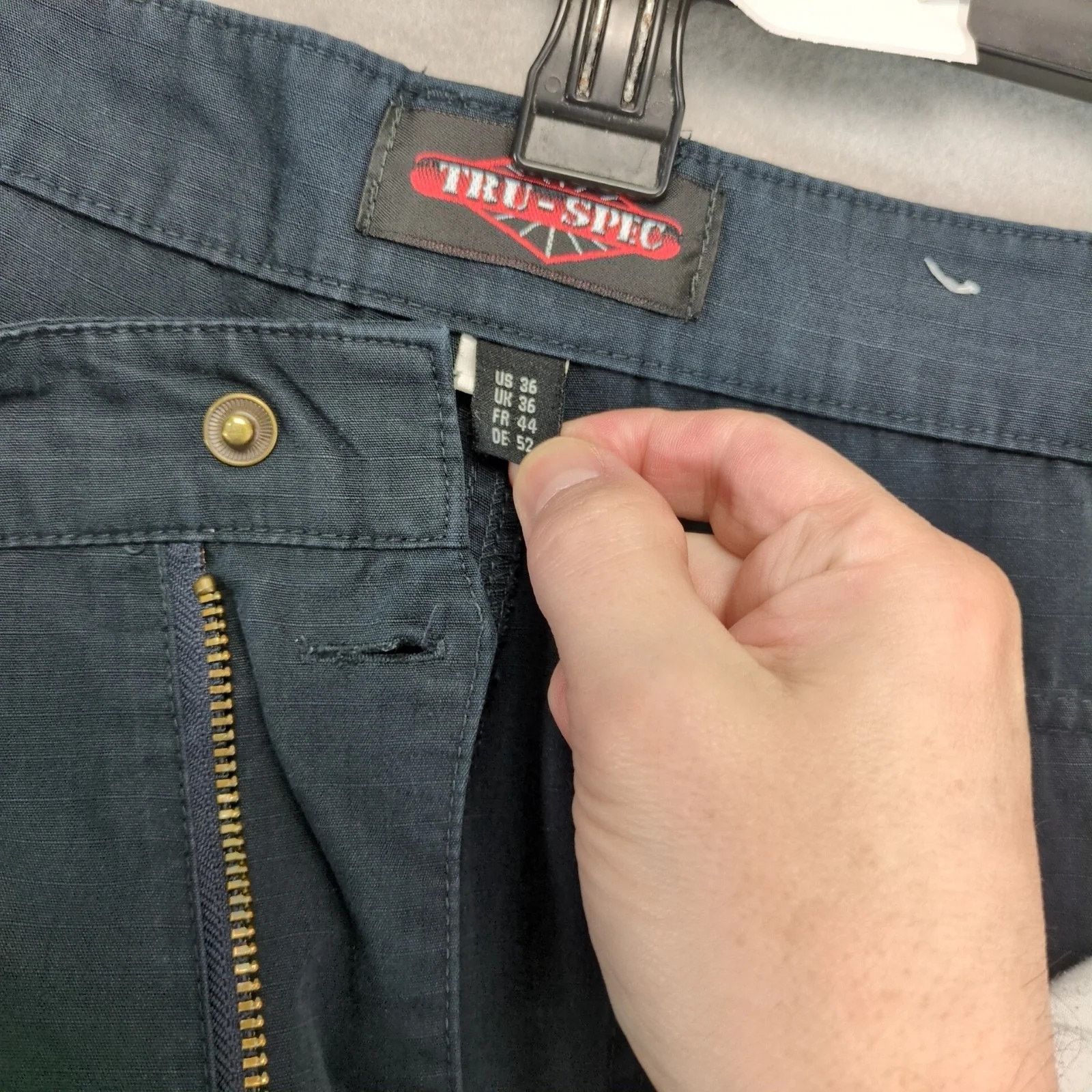 Tru-Spec Tru-Spec Black Tactical Cargo Pants 36x34 Ripstop Reinforced Size US 36 / EU 52 - 7 Thumbnail