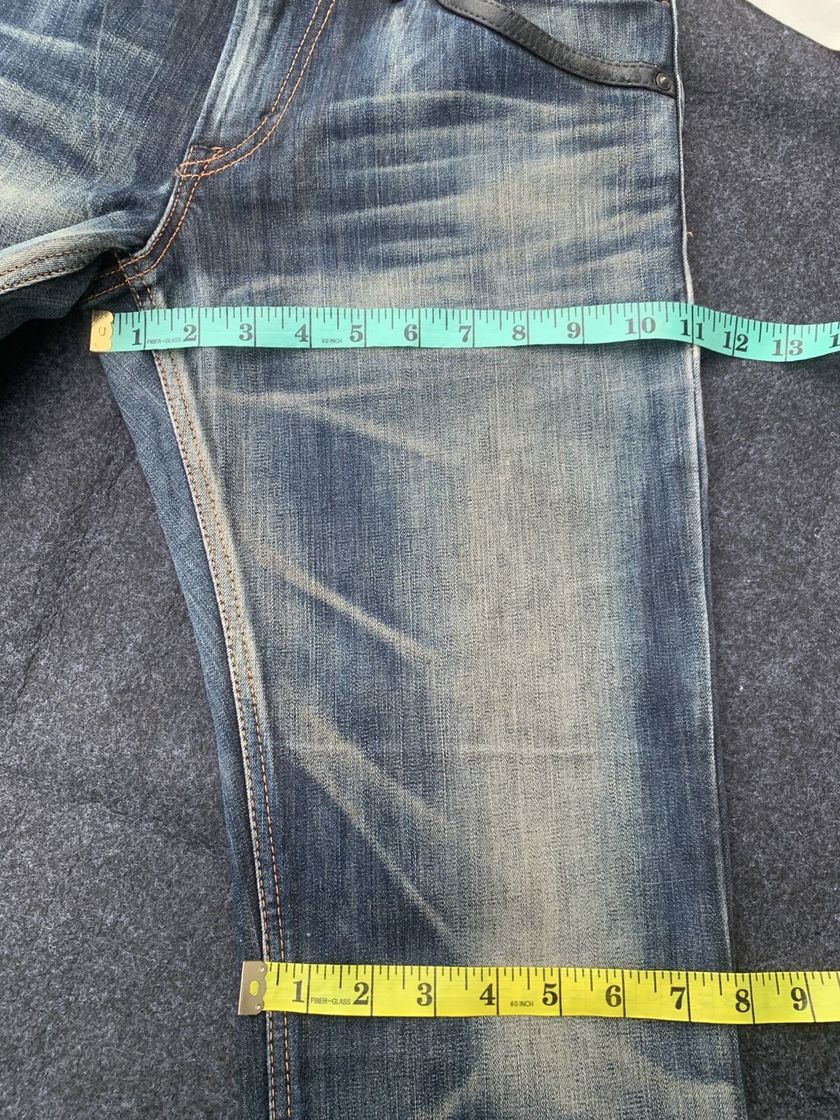 Edwin RARE 💥 Edwin EDGE WOLD FIRE jeans faded style. Size US 30 / EU 46 - 5 Thumbnail
