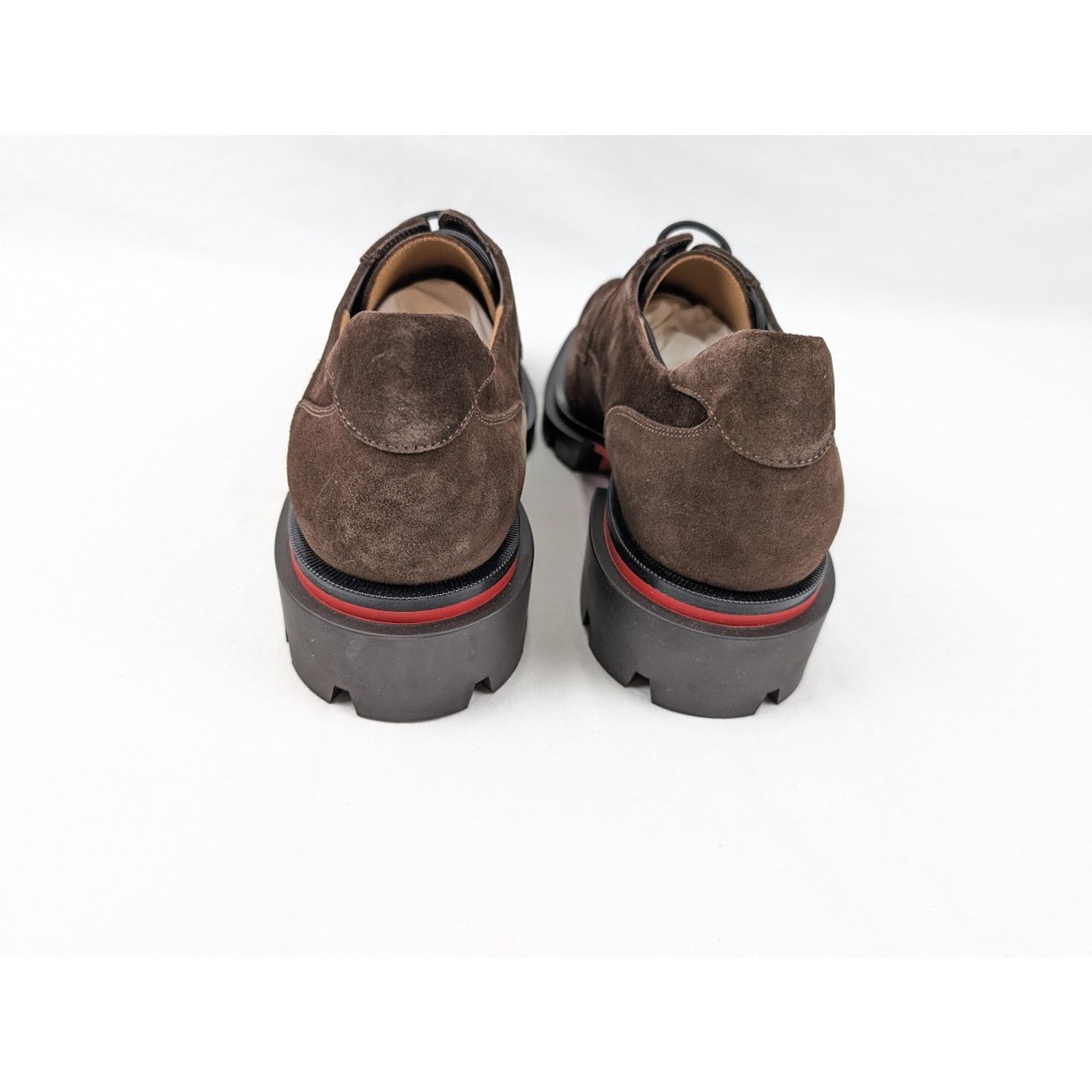 Christian Louboutin o1rshd1 Q:2 / Our Georges L Flat Shoes in Cosme / Brown Size US 10 / EU 43 - 17 Thumbnail