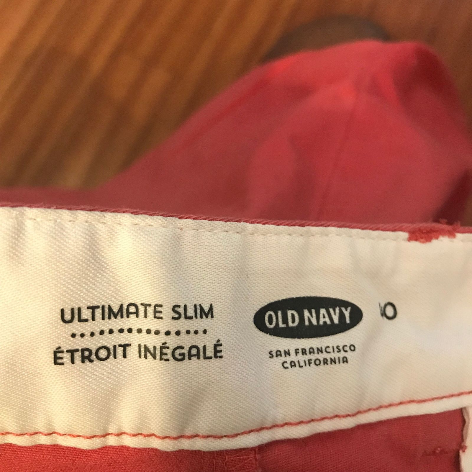 Old Navy OLD NAVY Ultimate Slim Shorts Men’s 40 Berry Red Rn# 54023 Size US 40 / EU 56 - 3 Thumbnail