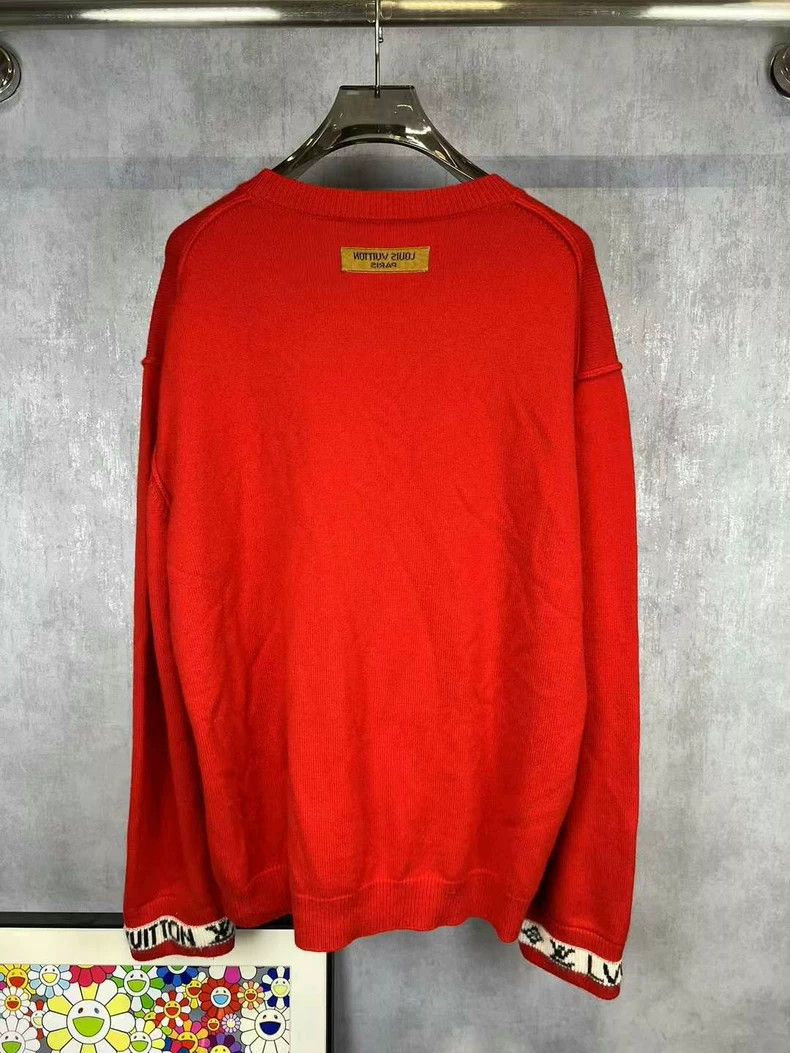 Louis Vuitton louis vuitton Sleeve Logo Cashmere Sweater 2501-Nextarrow Size US XXL / EU 58 / 5 - 2 Thumbnail