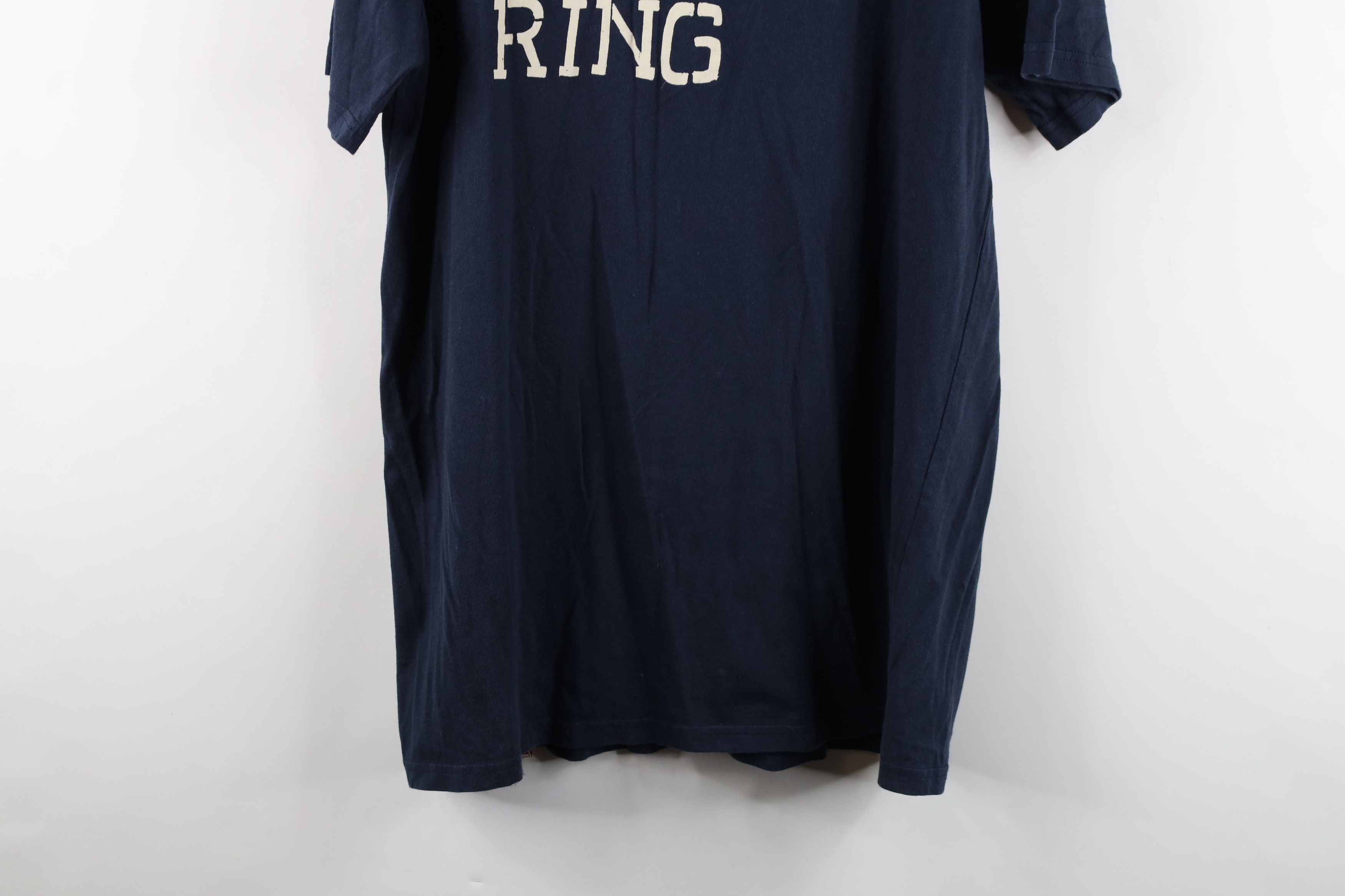 The North Face × Vintage The North Face Spell Out Short Sleeve Pocket T-Shirt Blue Size US L / EU 52-54 / 3 - 15 Thumbnail